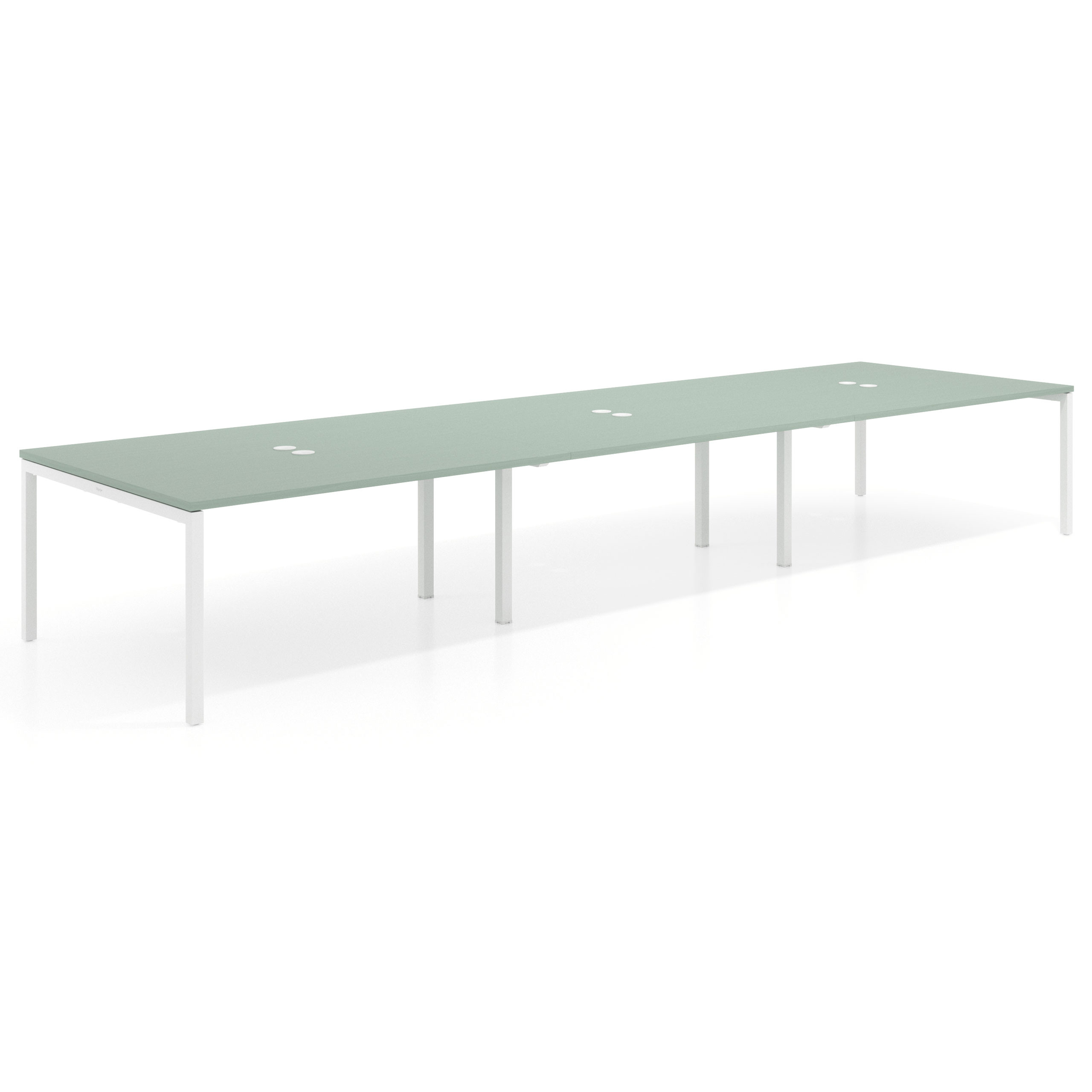 mesa multipuesto 360x142 iris kube mesa coworking triple fondo 142cm recto 1