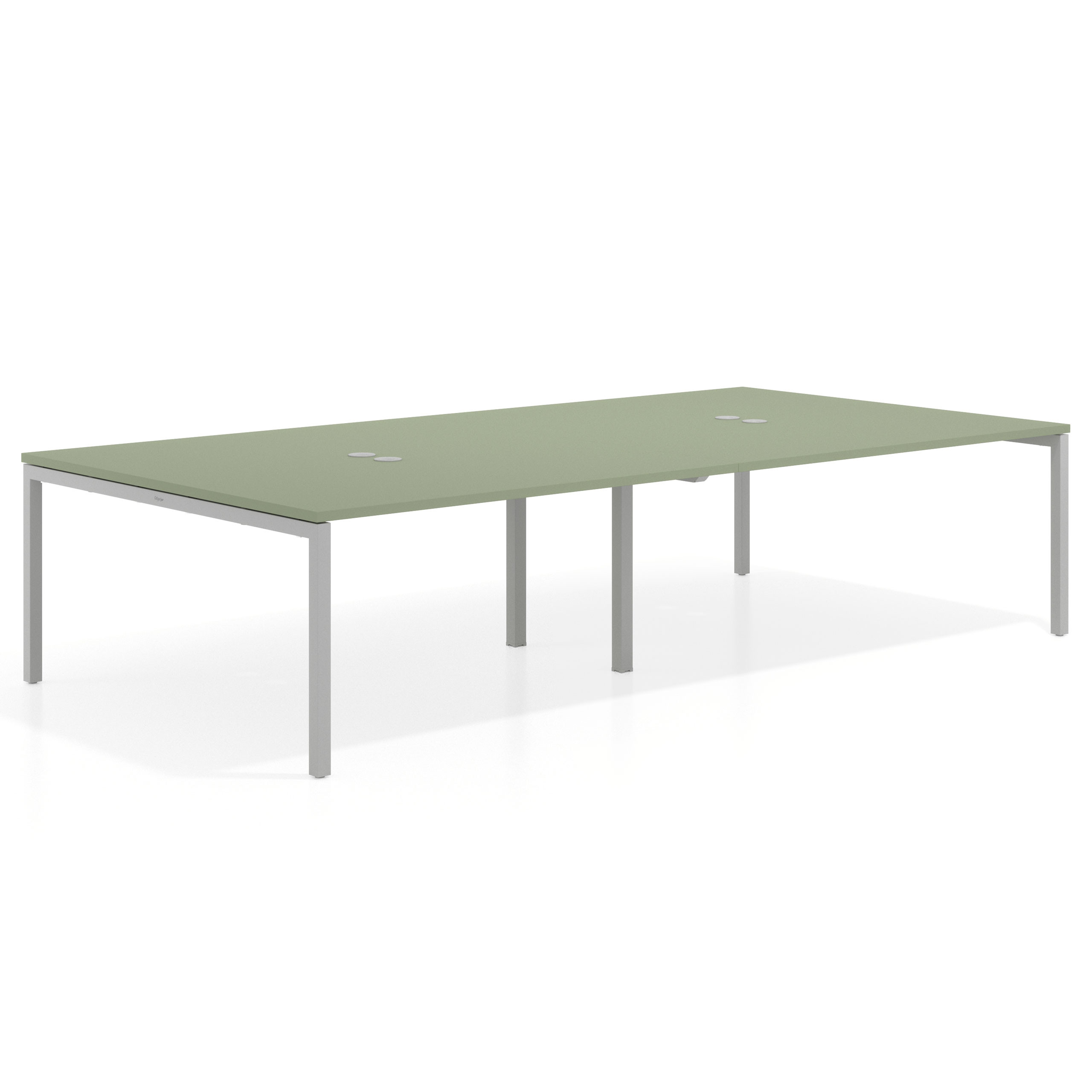 mesa multipuesto 240x166 sauce kube mesa coworking doble fondo 166cm recto 1