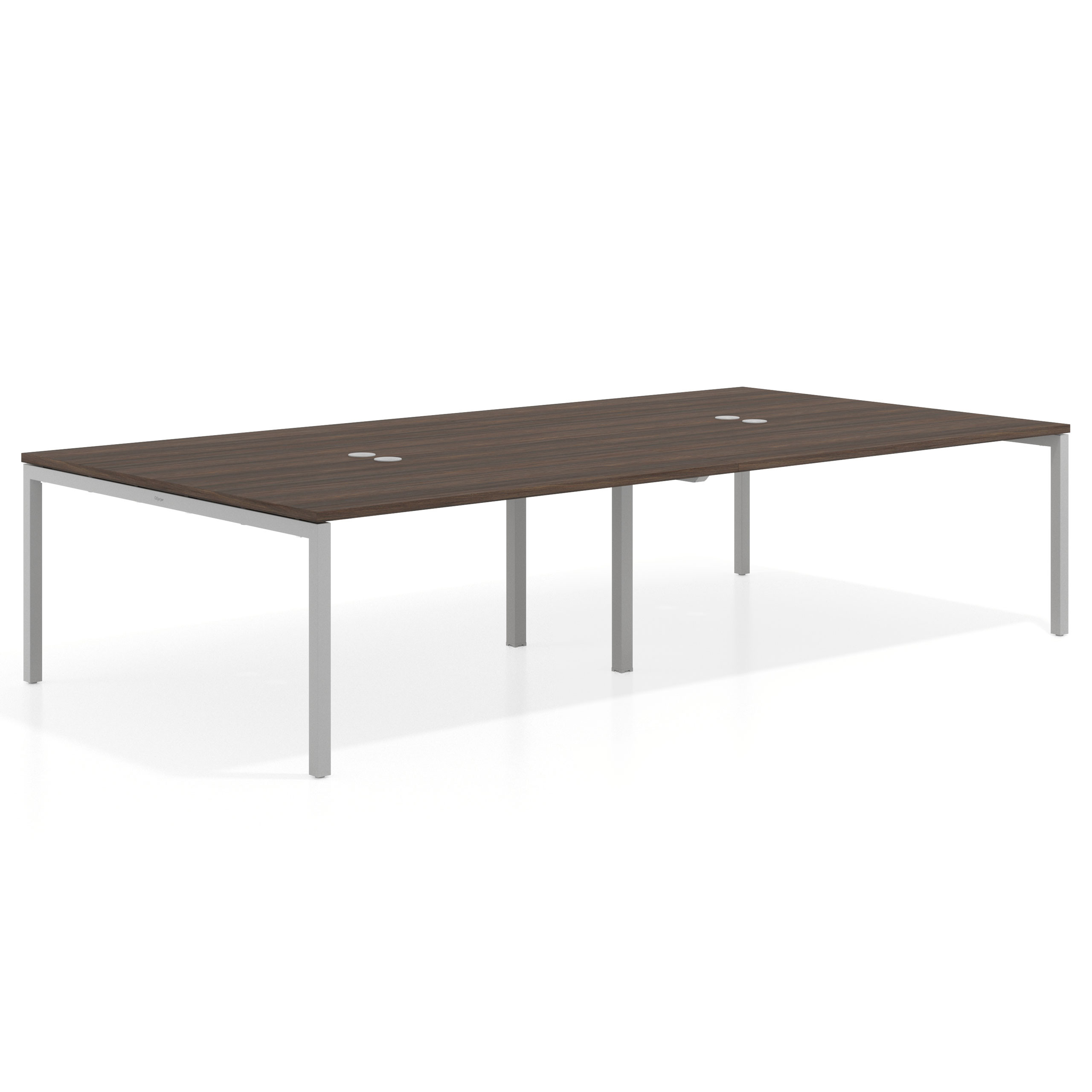 mesa multipuesto 240x166 mistral kube mesa coworking doble fondo 166cm recto 1