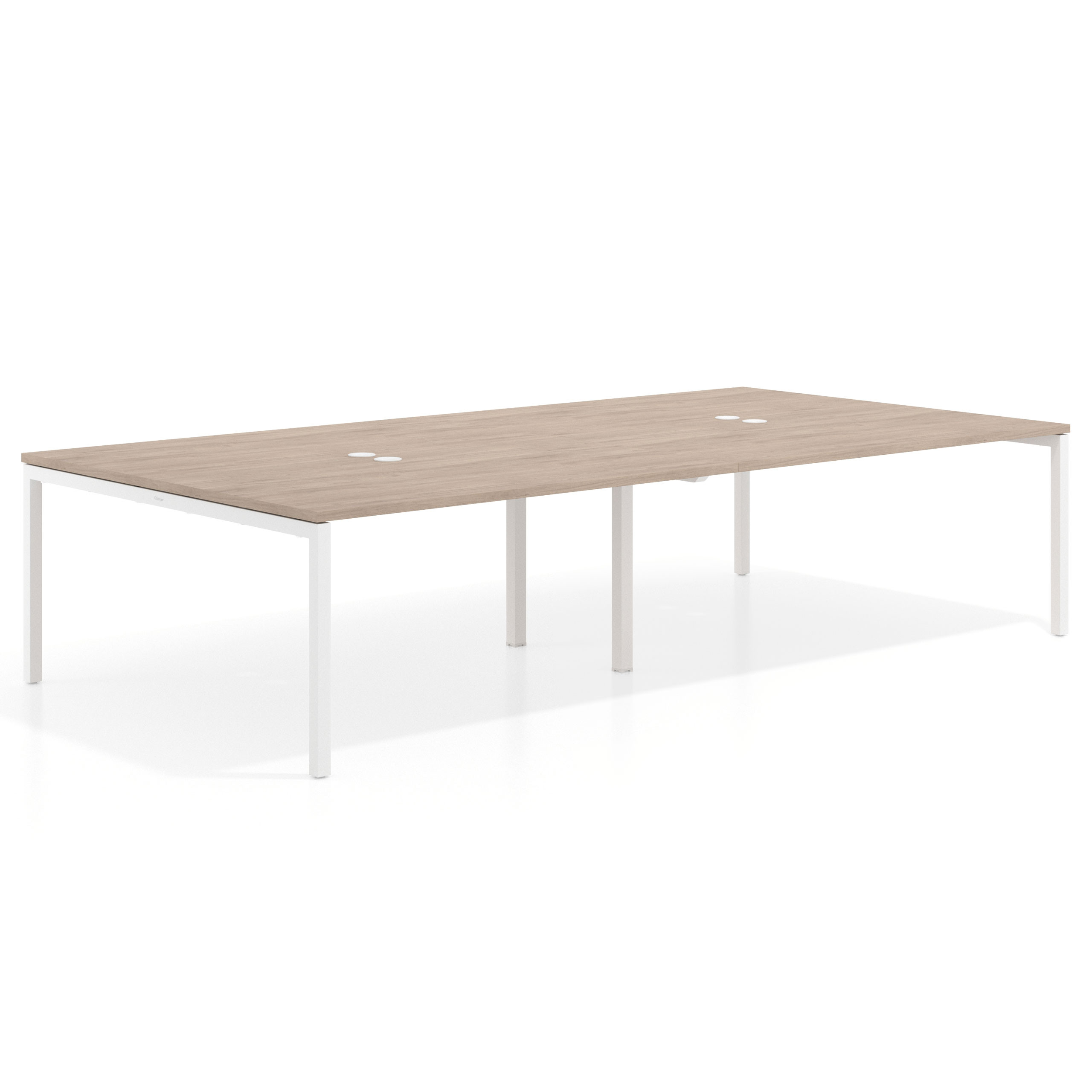 mesa multipuesto 320x166 sahara kube mesa coworking doble fondo 166cm recto 1