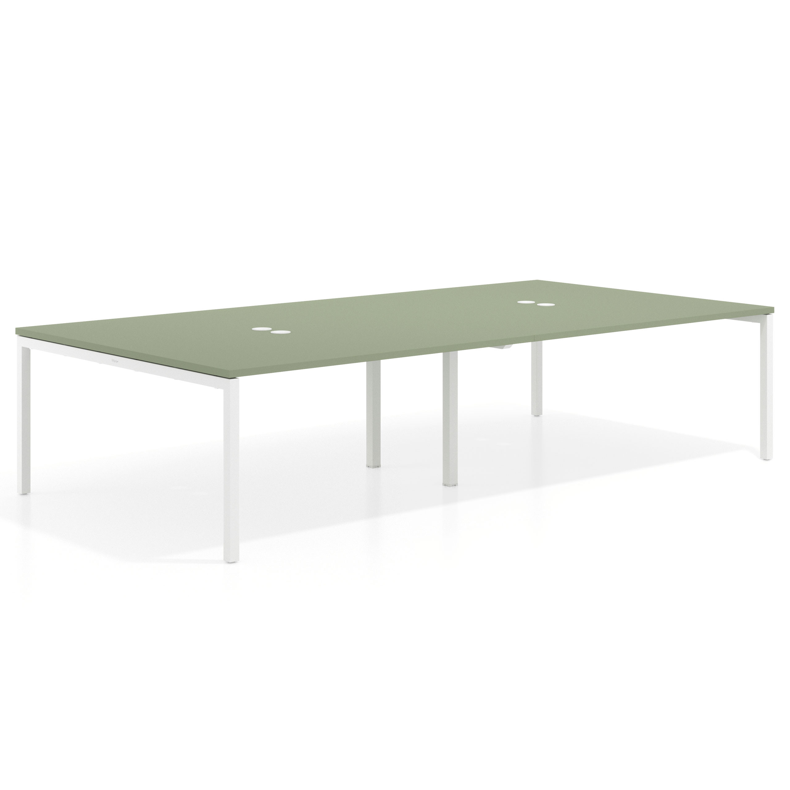 mesa multipuesto 240x166 sauce kube mesa coworking doble fondo 166cm recto 1