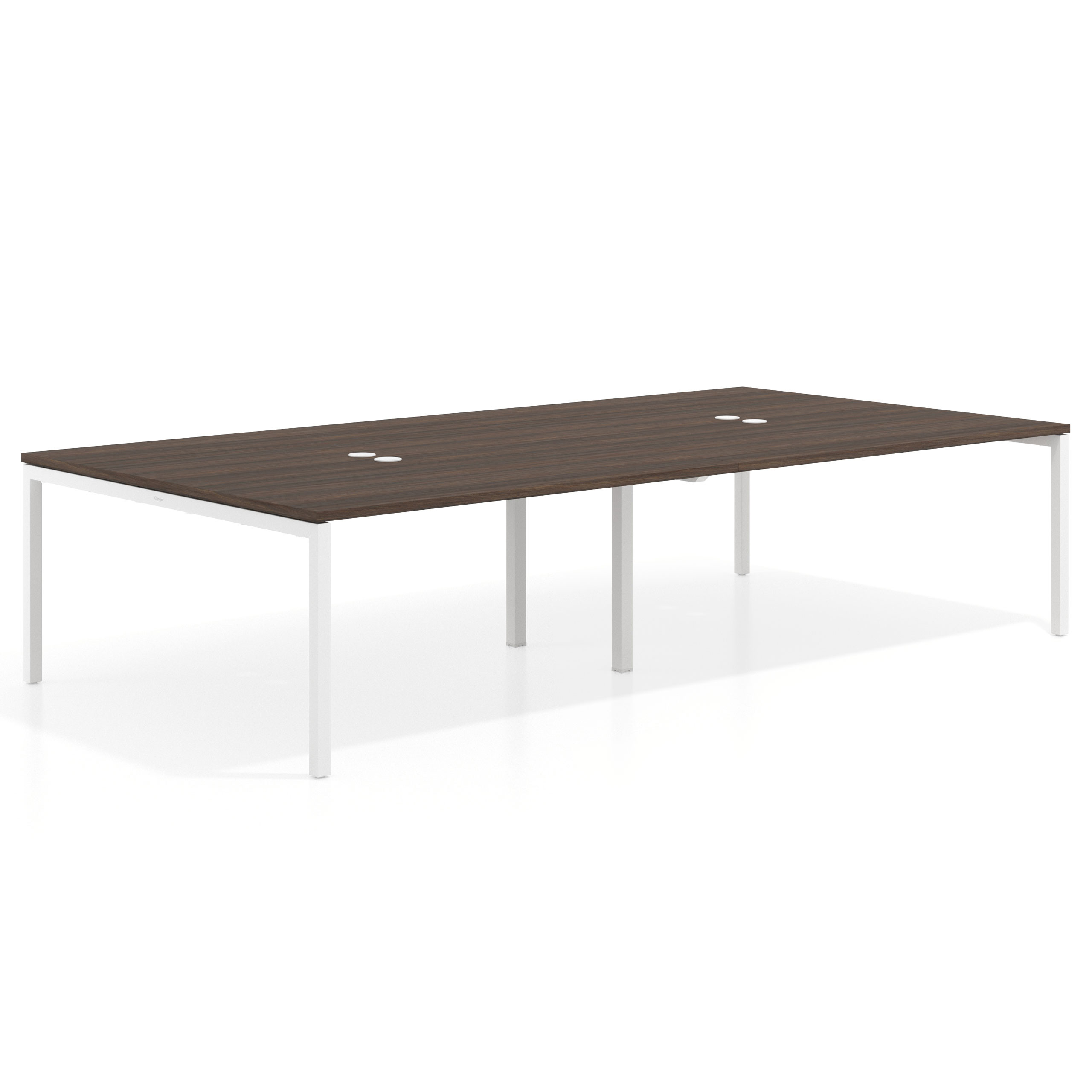 mesa multipuesto 240x166 mistral kube mesa coworking doble fondo 166cm recto 1