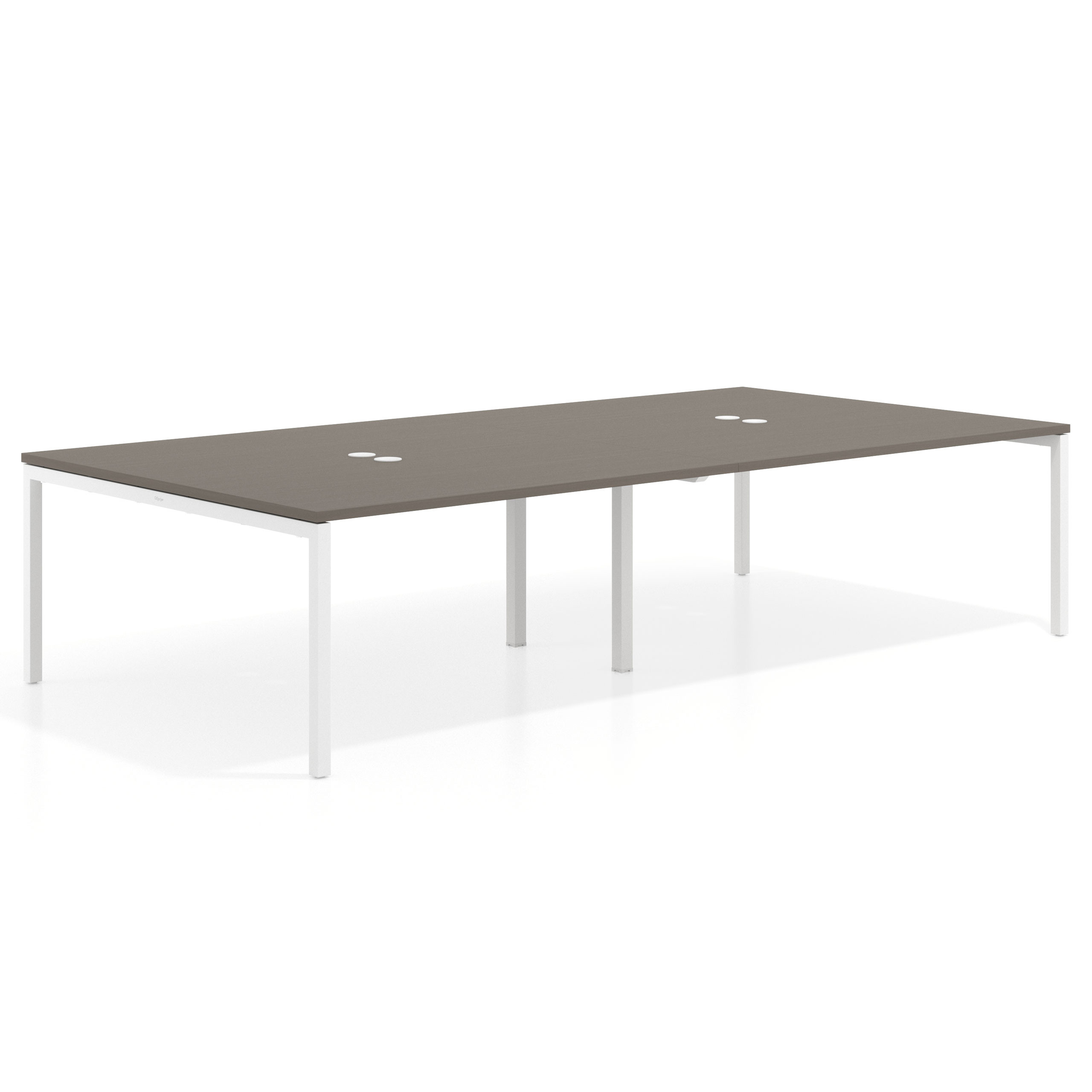 mesa multipuesto 240x166 etna kube mesa coworking doble fondo 166cm recto 1
