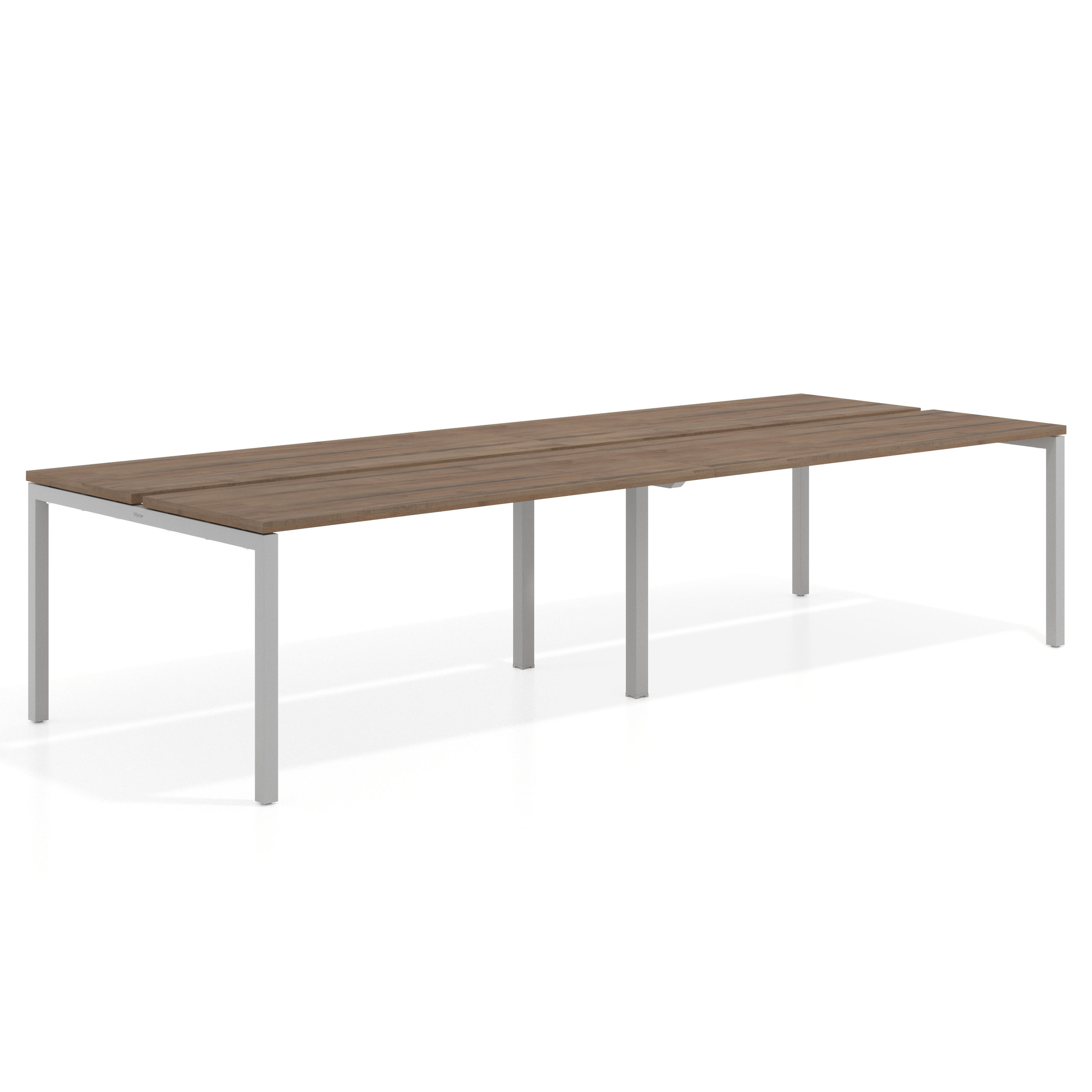 mesa multipuesto 240x126 noce sabi kube mesa bench doble fondo 126cm recto 1