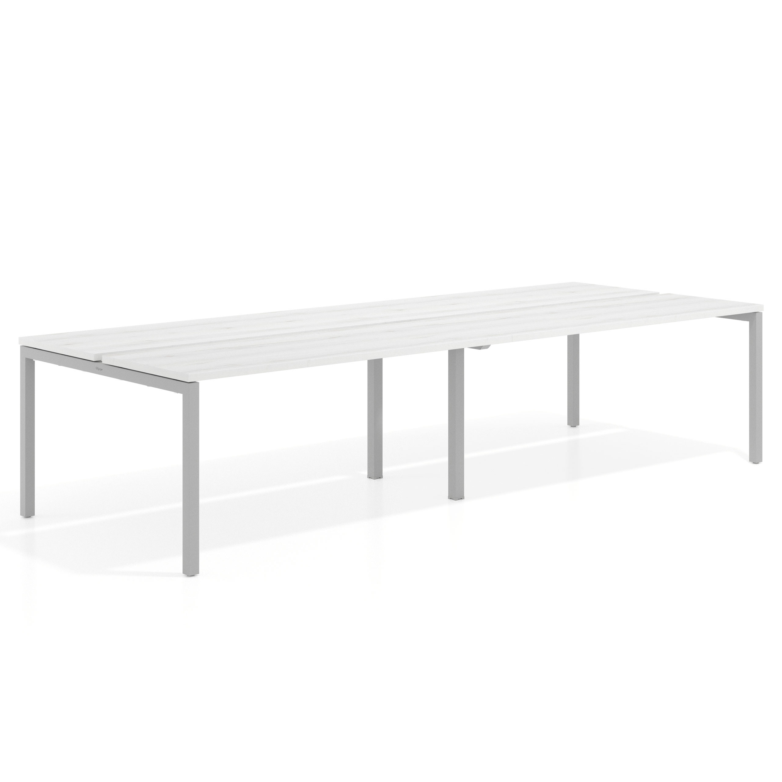 mesa multipuesto 280x126 albo kube mesa bench doble fondo 126cm recto 1