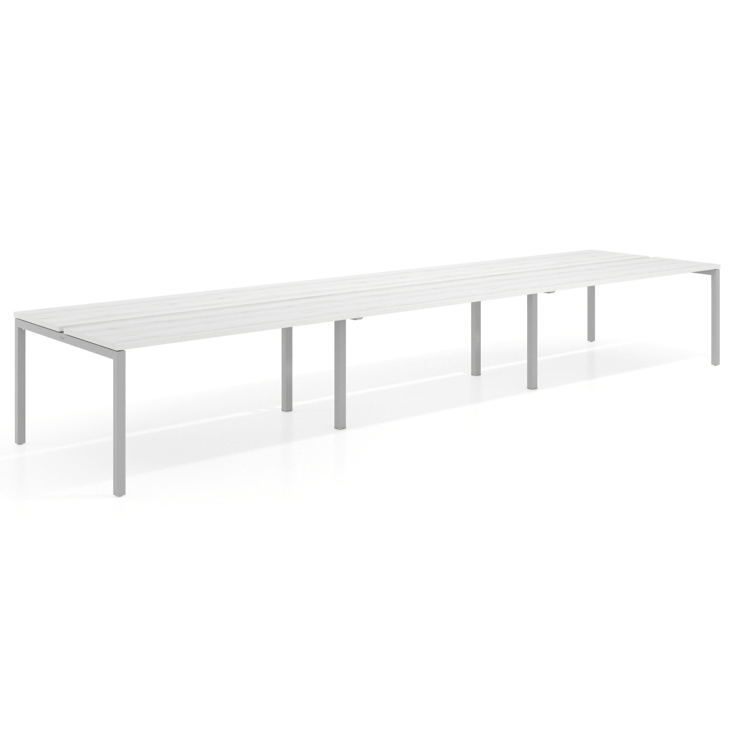 mesa multipuesto 300x126 albo kube mesa bench triple fondo 126cm recto 1