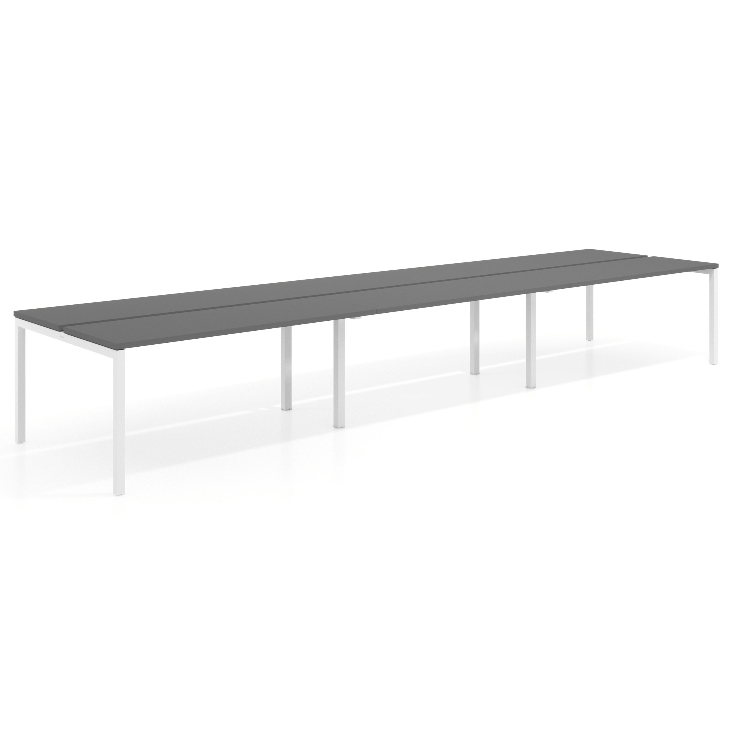 mesa multipuesto 300x126 gris tormenta kube mesa bench triple fondo 126cm recto 1