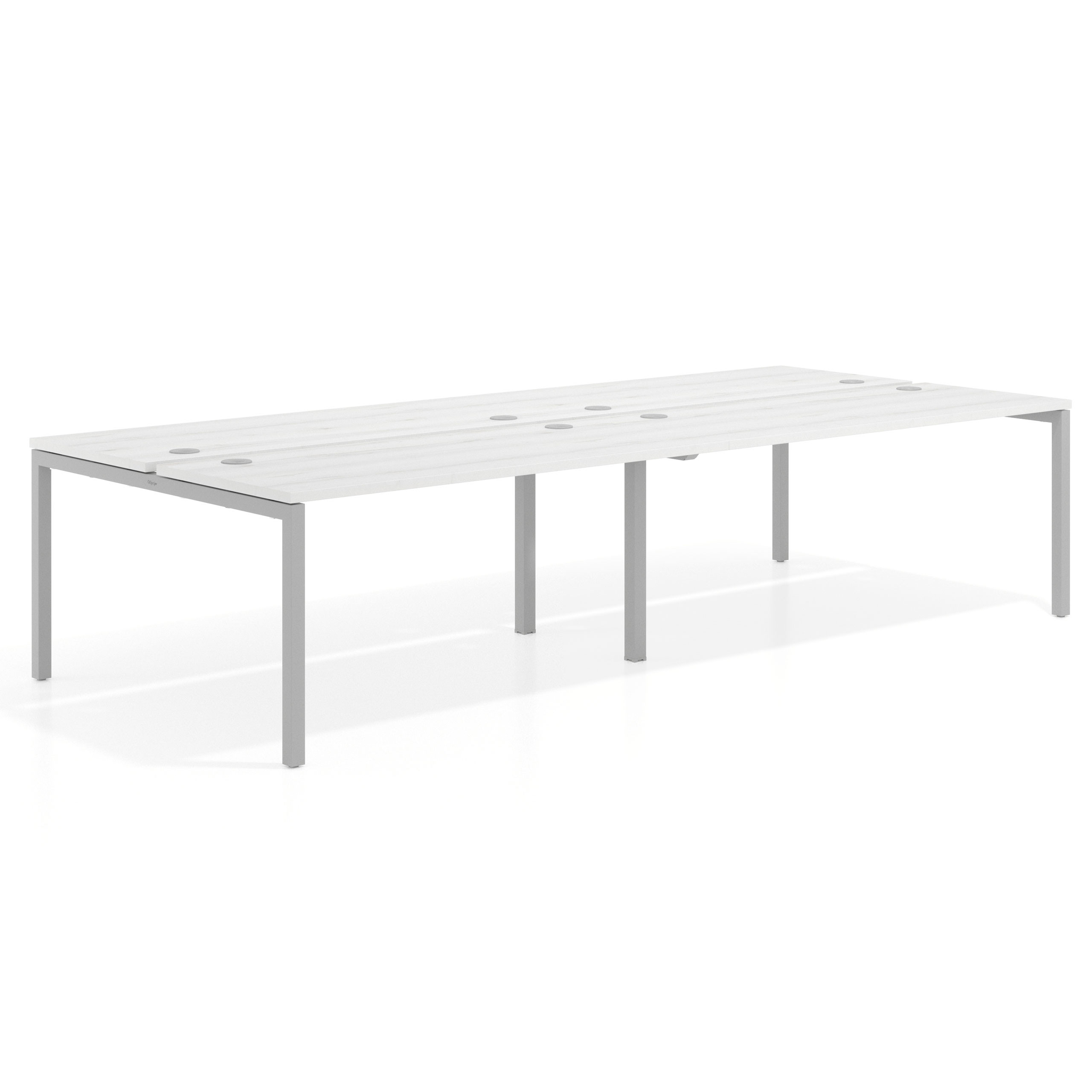 mesa multipuesto 200x142 albo kube mesa bench doble fondo 142cm recto 1