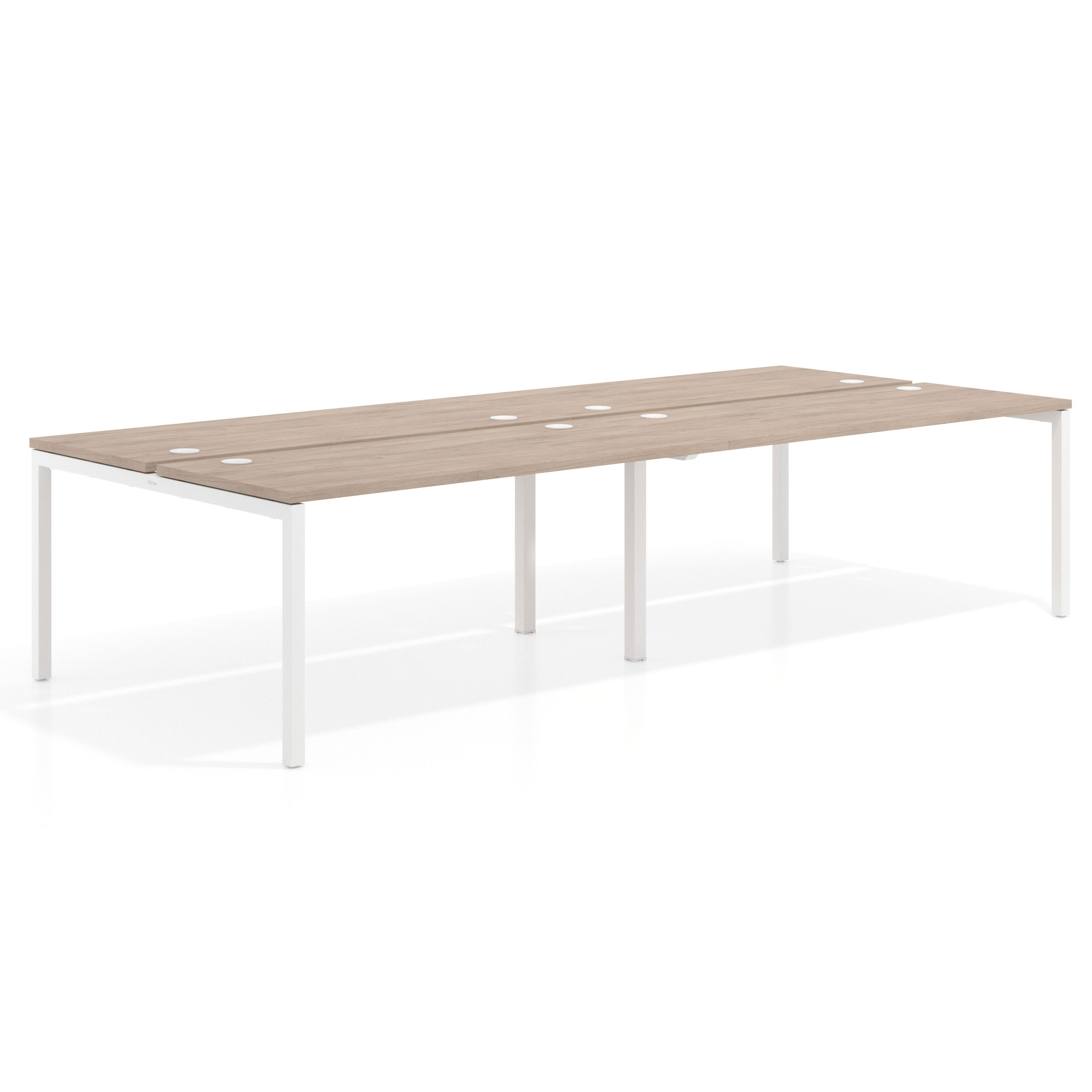 mesa multipuesto 200x142 sahara kube mesa bench doble fondo 142cm recto 1