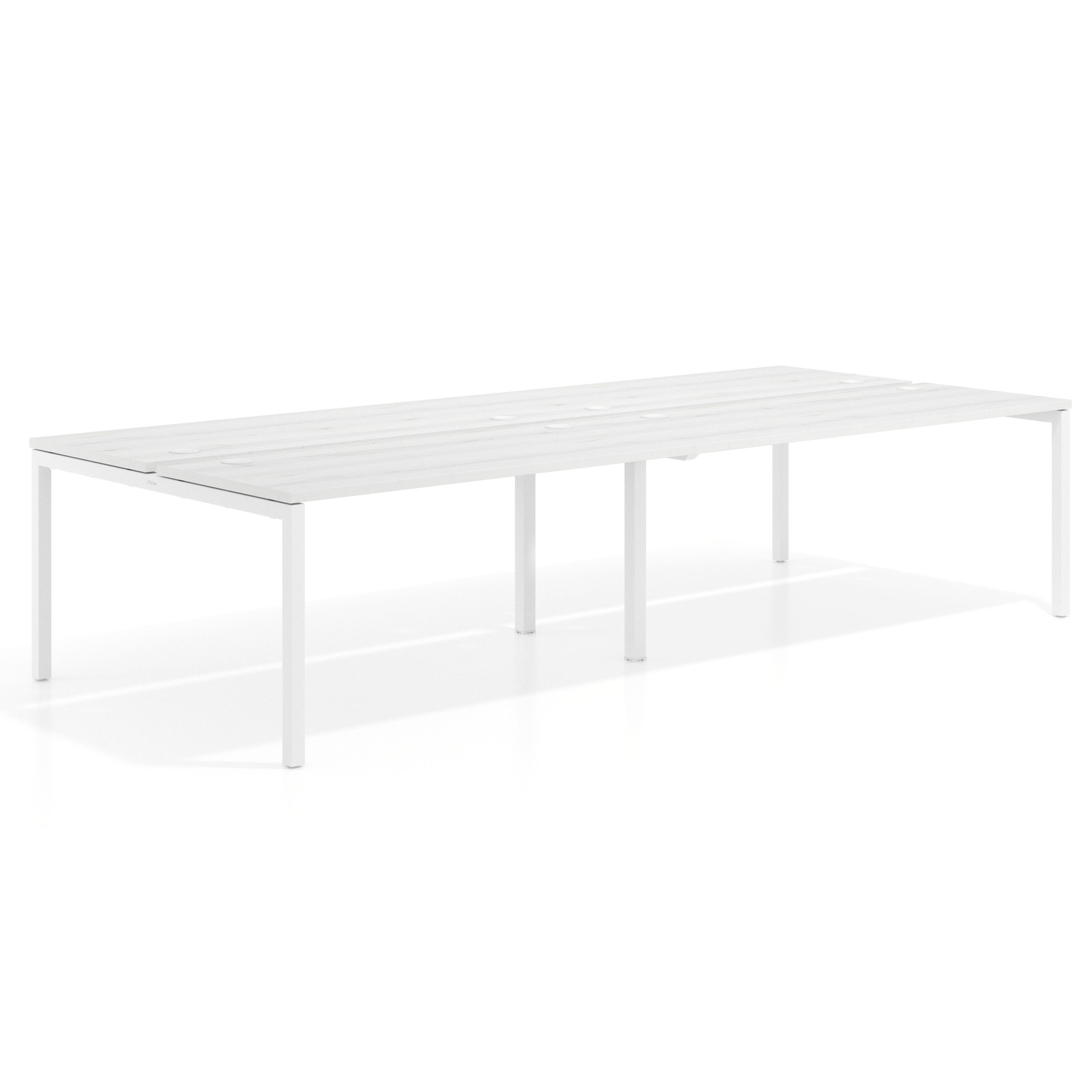 mesa multipuesto 200x142 albo kube mesa bench doble fondo 142cm recto 1