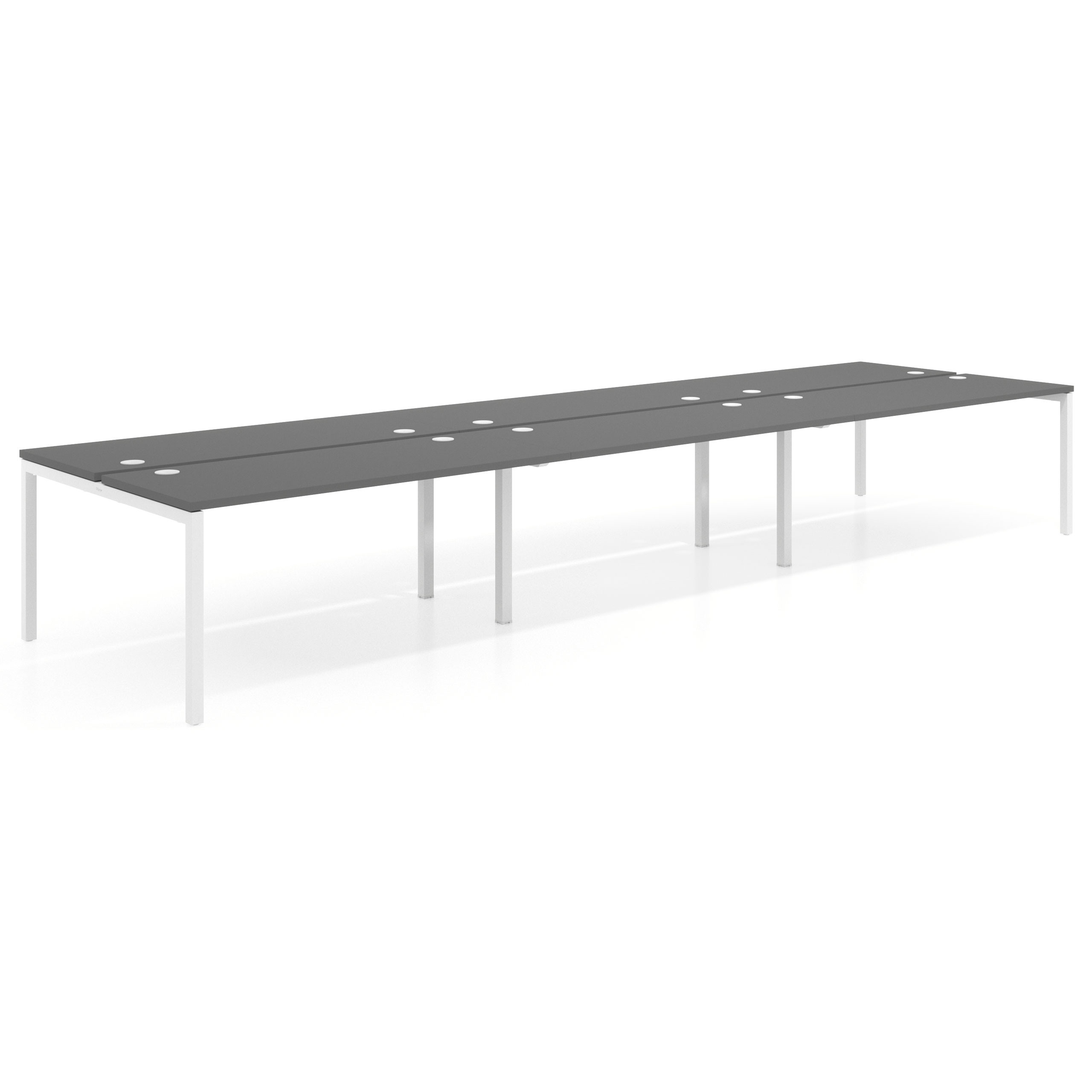 mesa multipuesto 300x142 gris tormenta kube mesa bench triple fondo 142cm recto 1