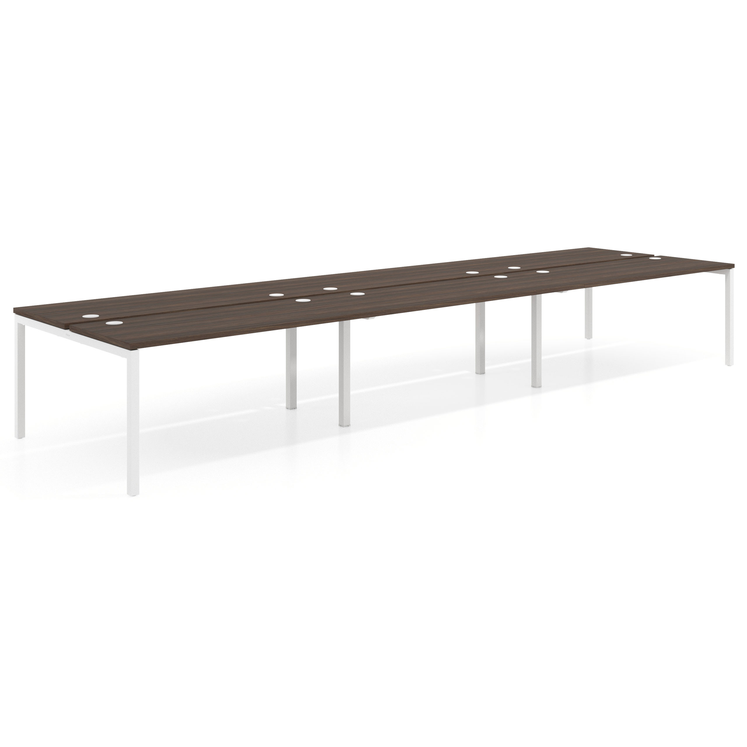 mesa multipuesto 300x142 mistral kube mesa bench triple fondo 142cm recto 1