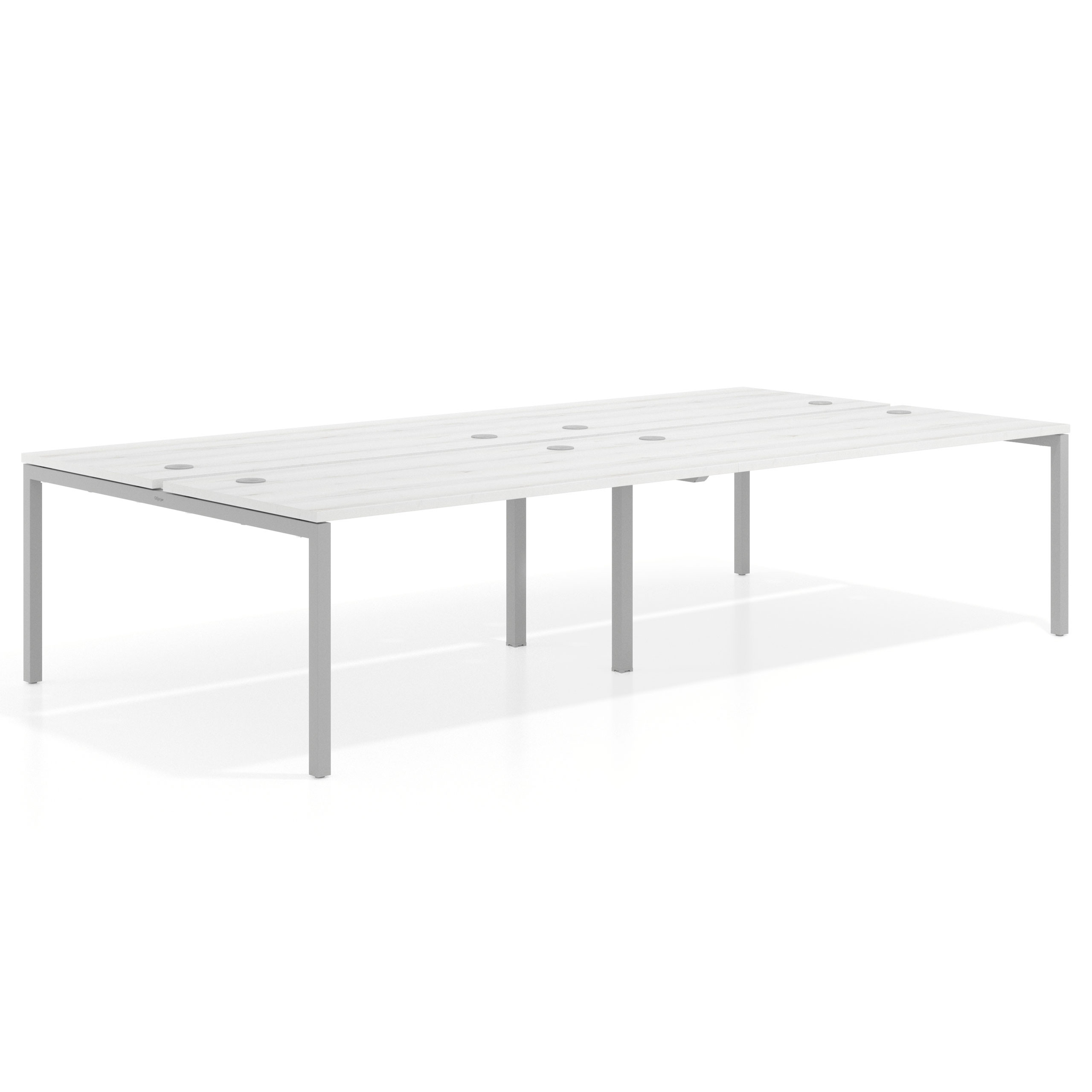 mesa multipuesto 280x166 albo kube mesa bench doble fondo 166cm recto 1
