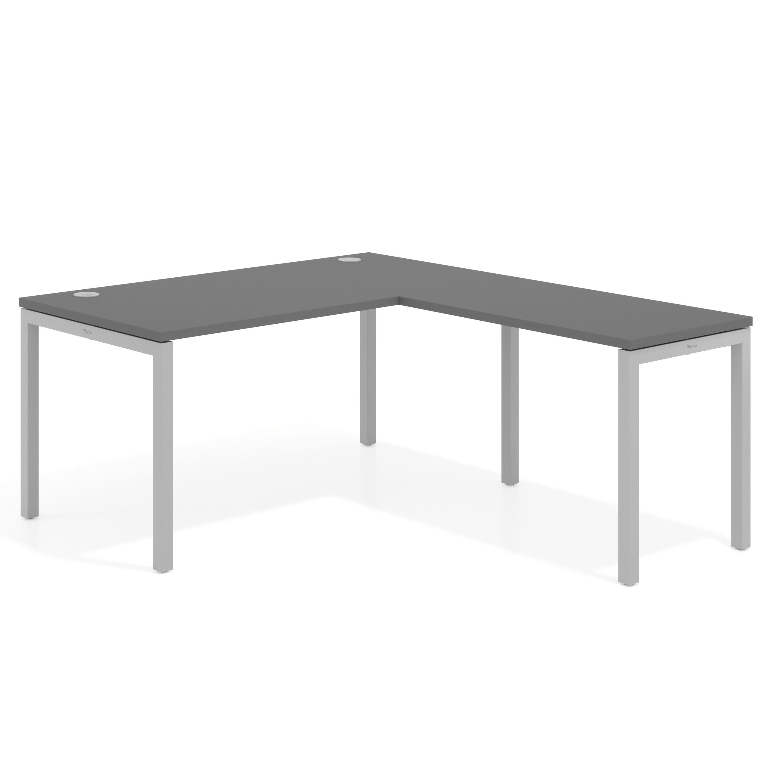 mesa en l 180x180 gris tormenta kube mesa fondo 80cm con ala recto 1