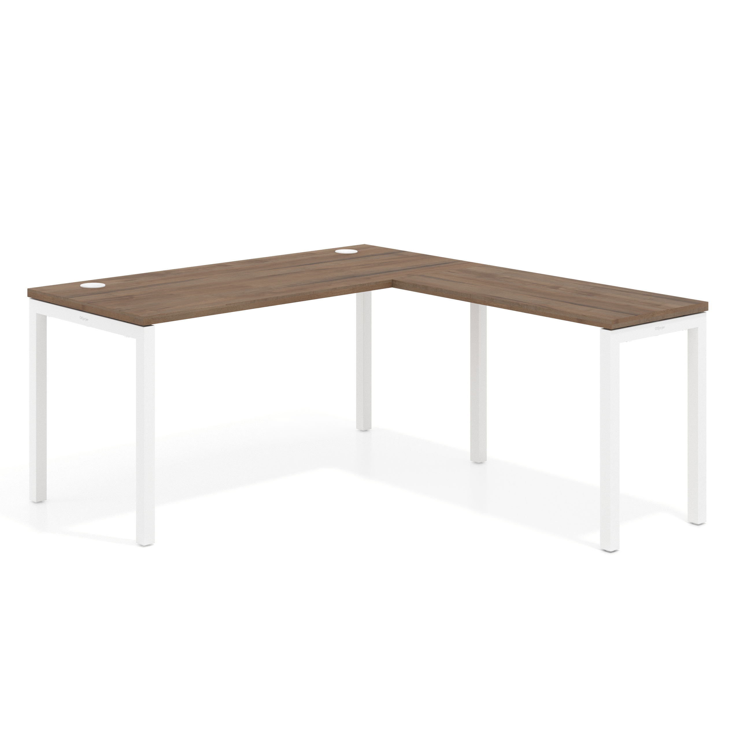 mesa en l 140x168 noce sabi kube mesa fondo 68cm con ala corta recto 1