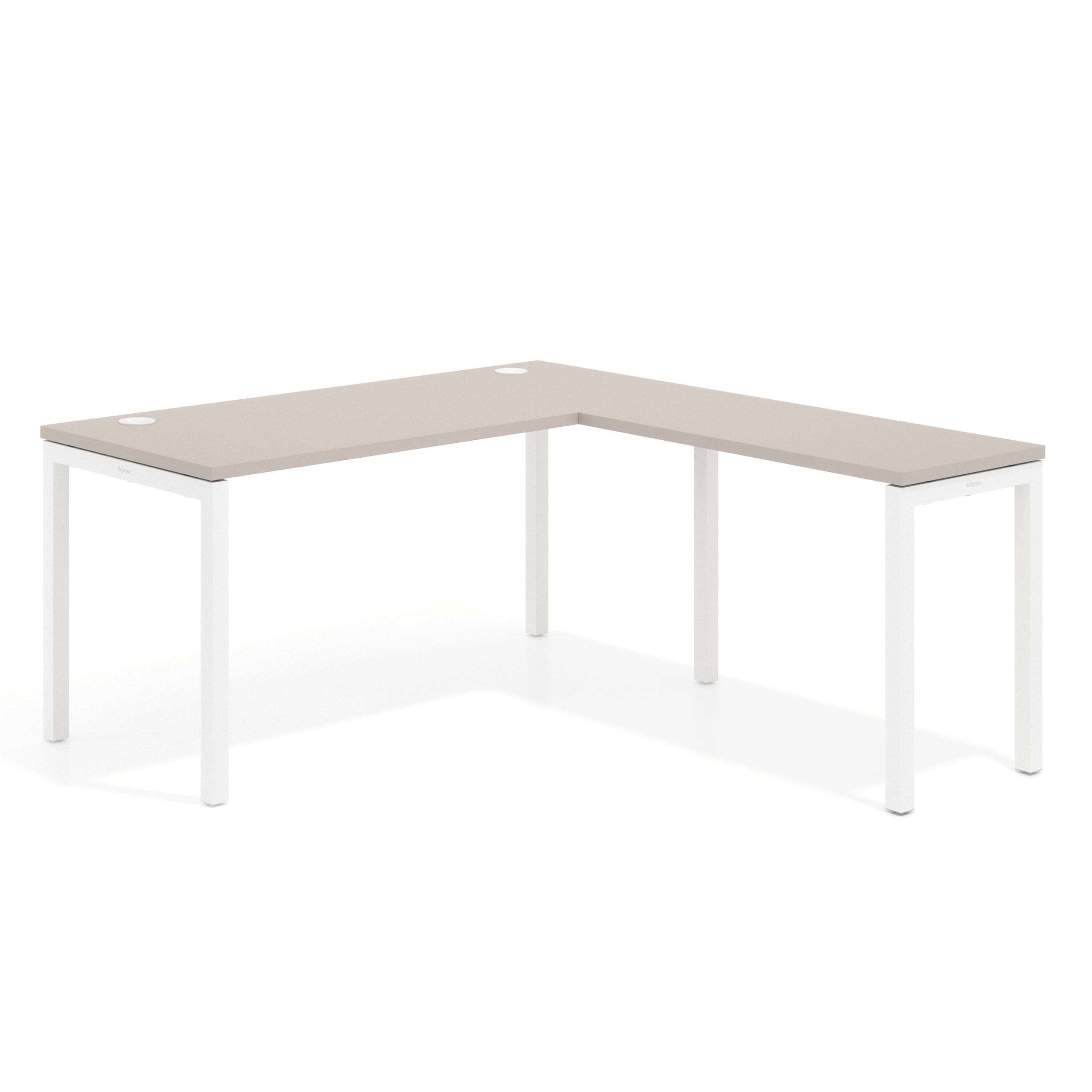 mesa en l 140x168 gris coco kube mesa fondo 68cm con ala corta recto 1