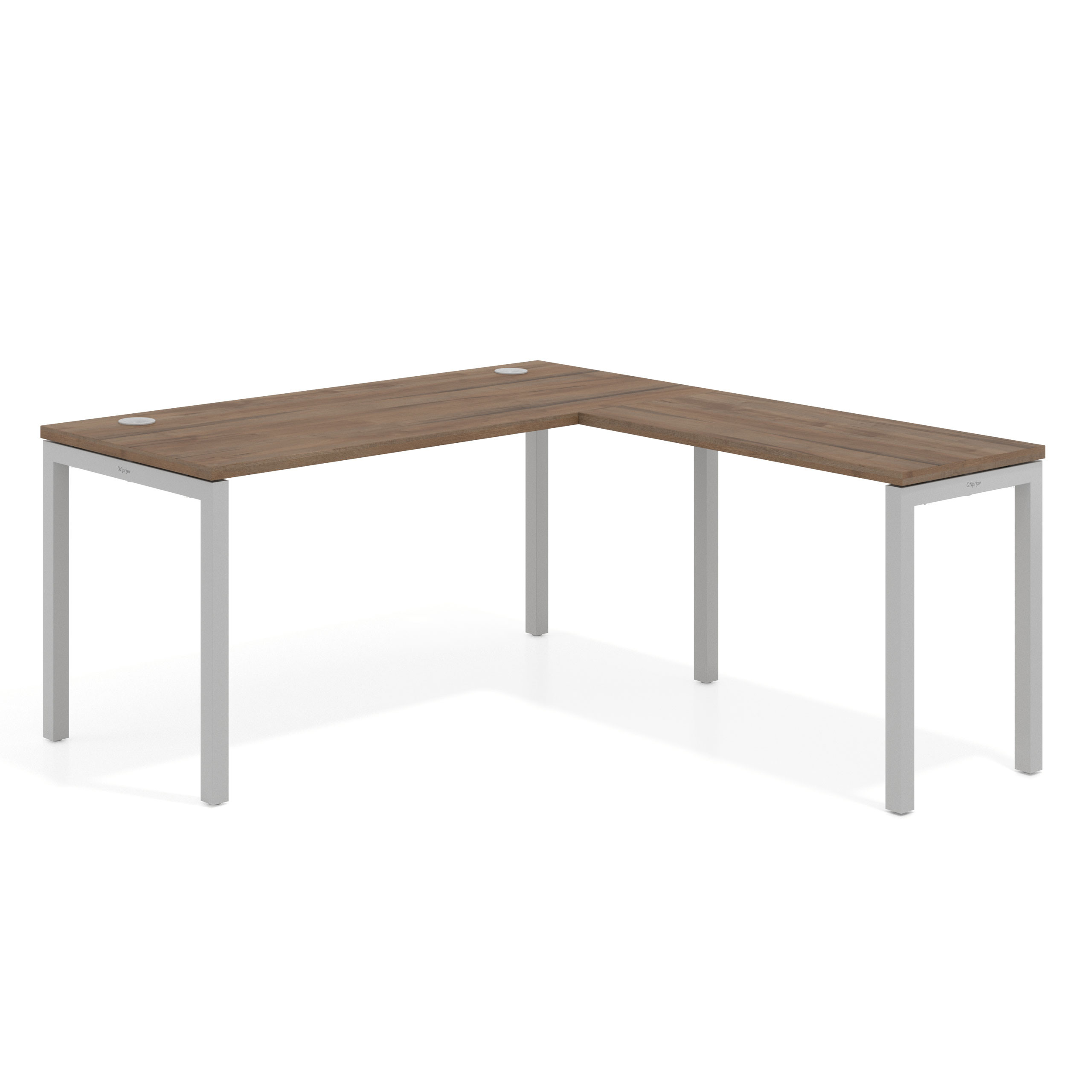 mesa en l 140x168 noce sabi kube mesa fondo 68cm con ala corta recto 1