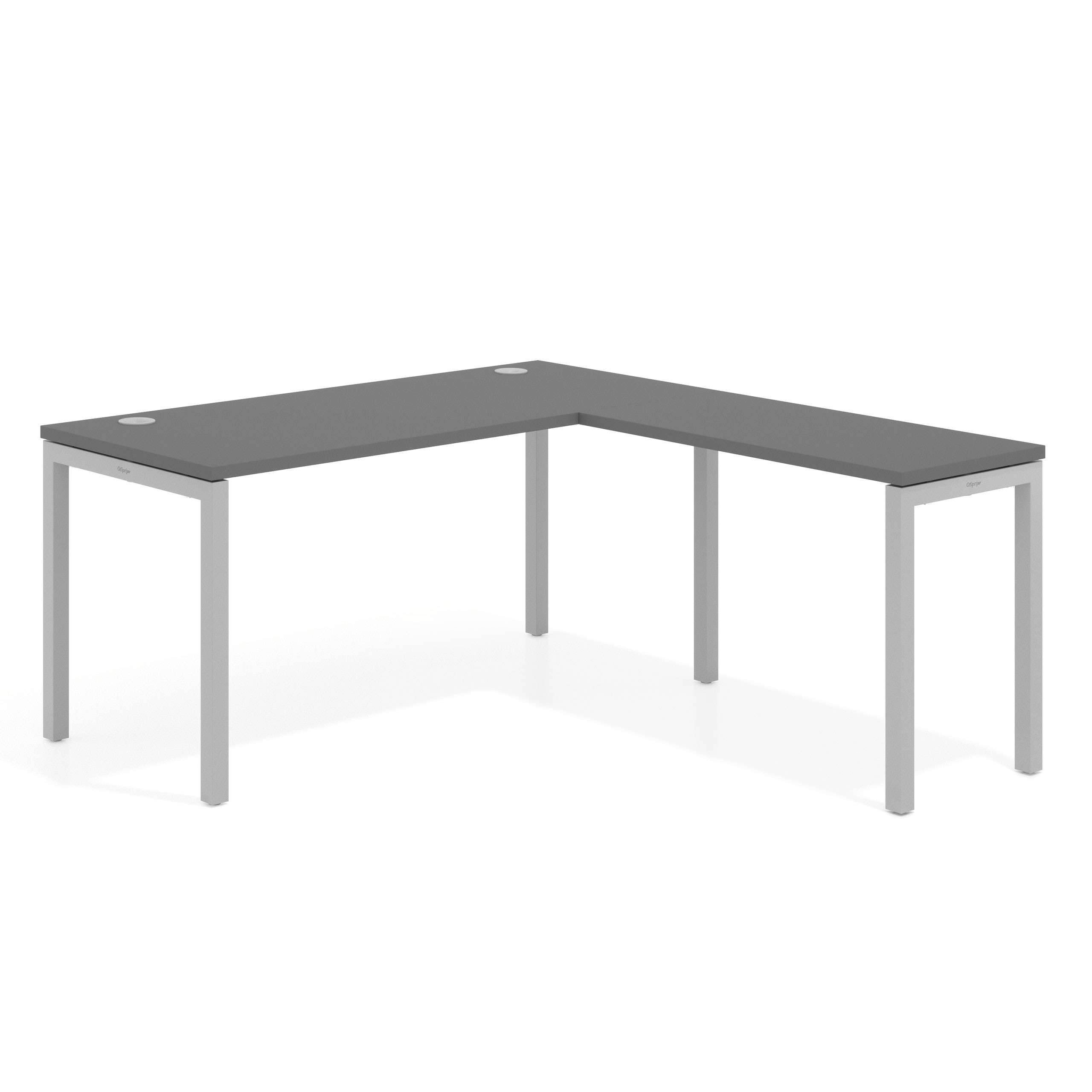mesa en l 180x168 gris tormenta kube mesa fondo 68cm con ala corta recto 1