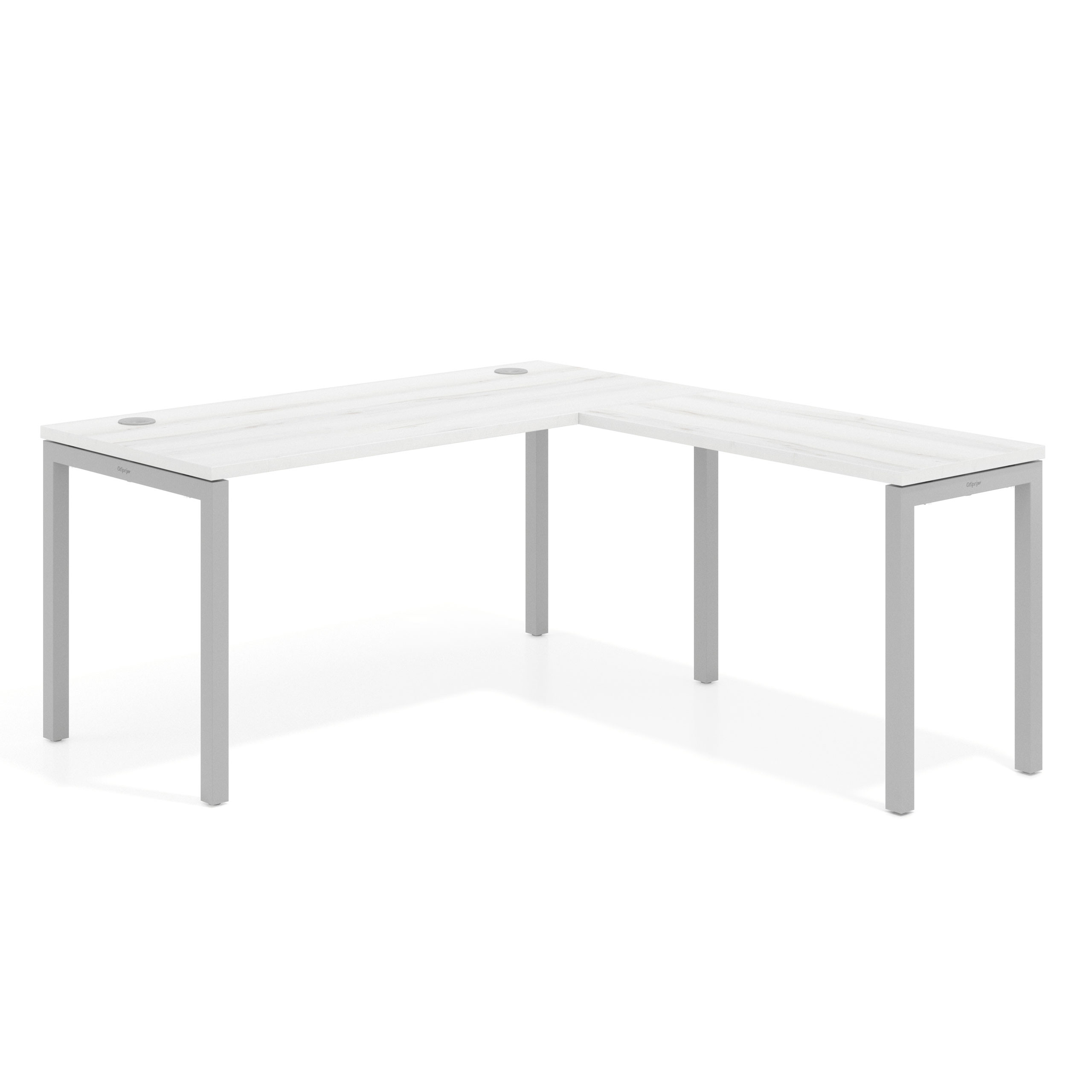mesa en l 180x168 albo kube mesa fondo 68cm con ala corta recto 1
