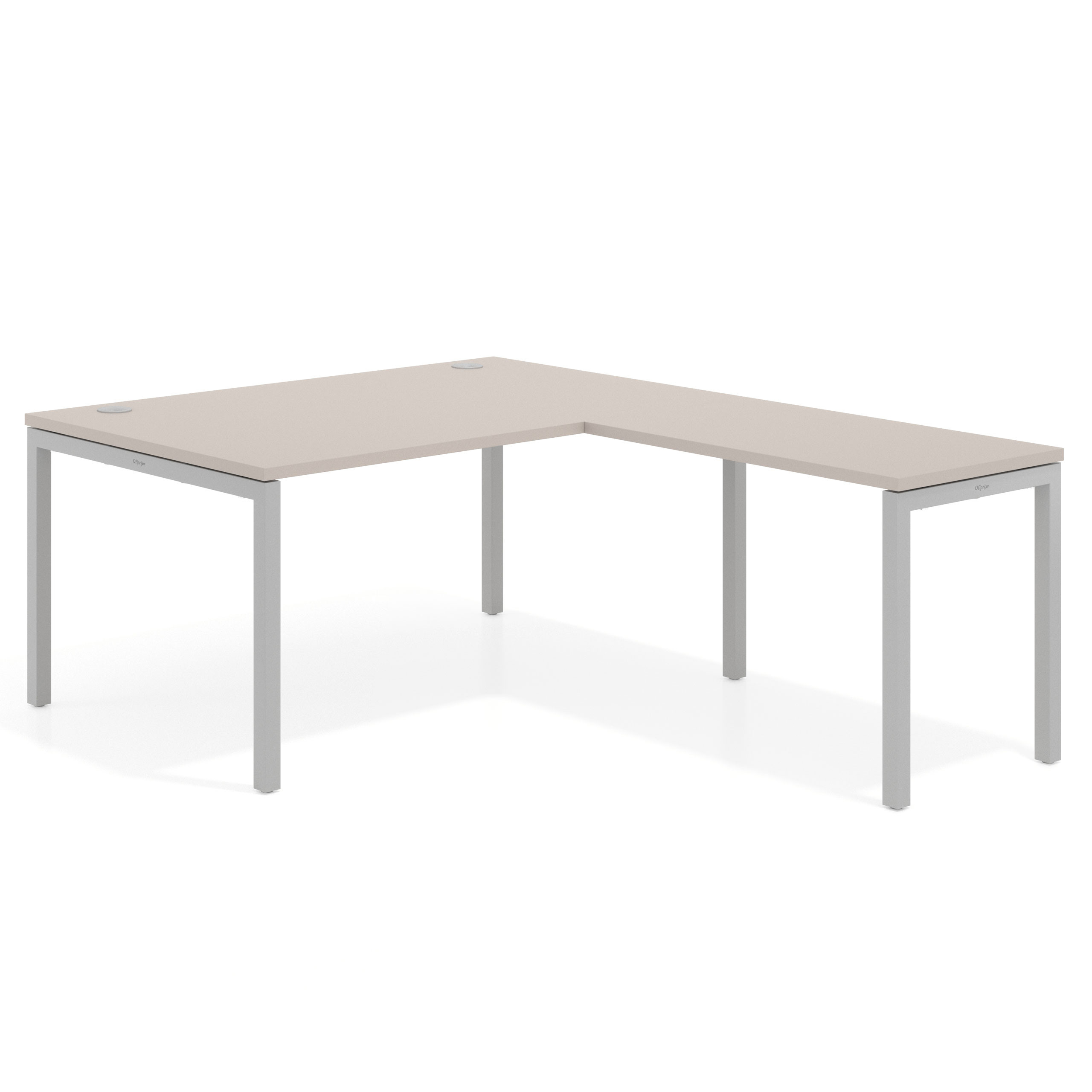 mesa en l 180x200 gris coco kube mesa fondo 100cm con ala recto 1