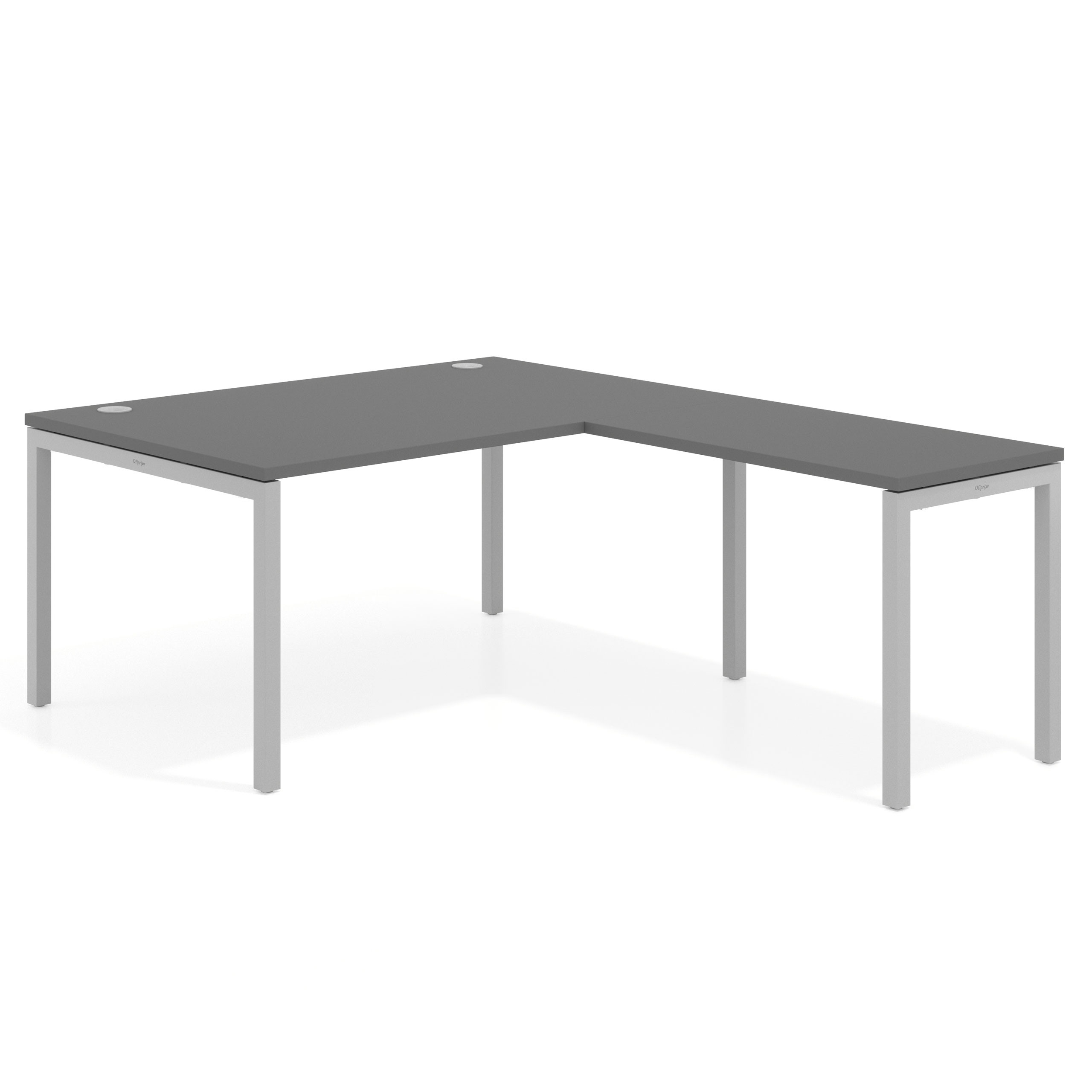 mesa en l 140x200 gris tormenta kube mesa fondo 100cm con ala recto 1