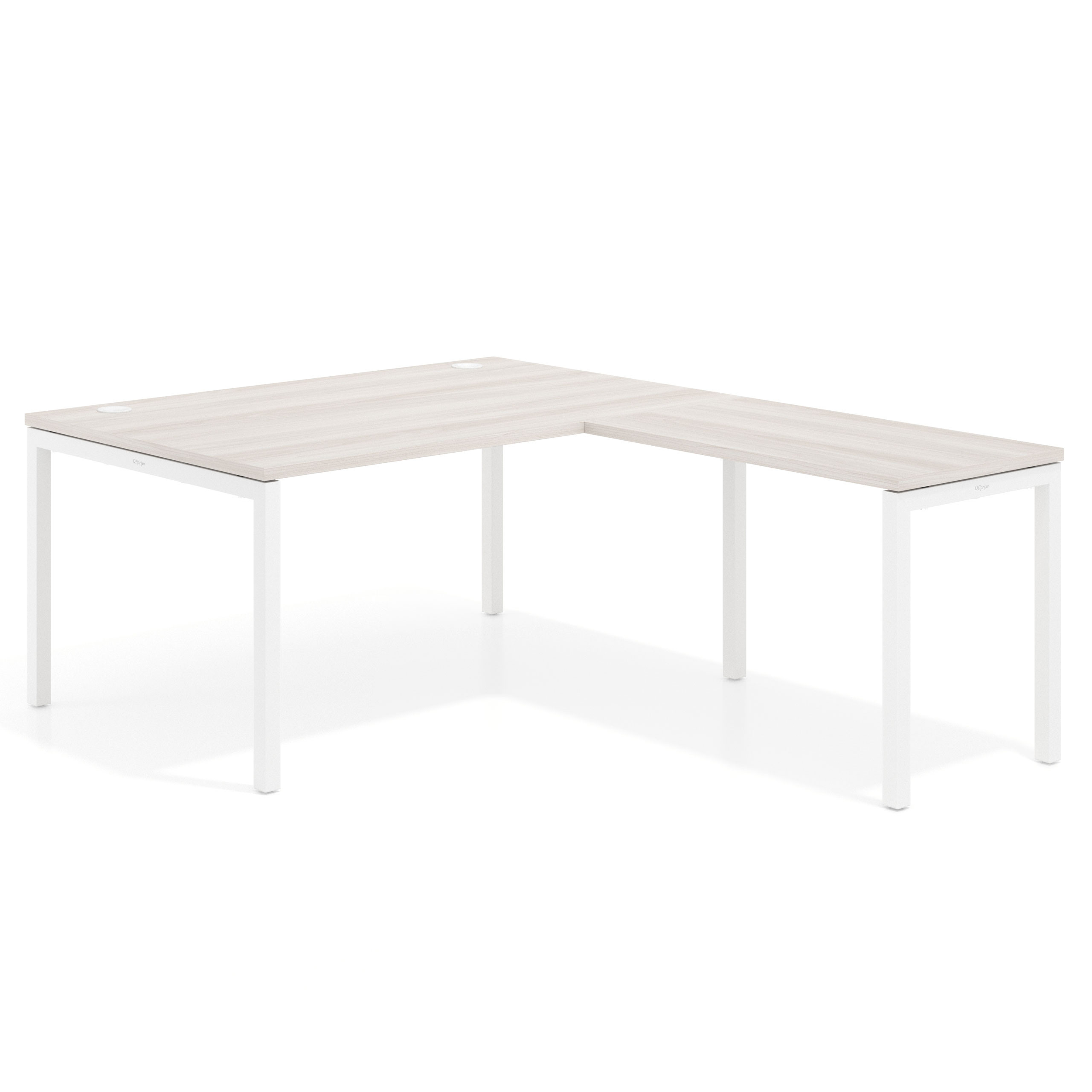 mesa en l 140x200 california kube mesa fondo 100cm con ala recto 1
