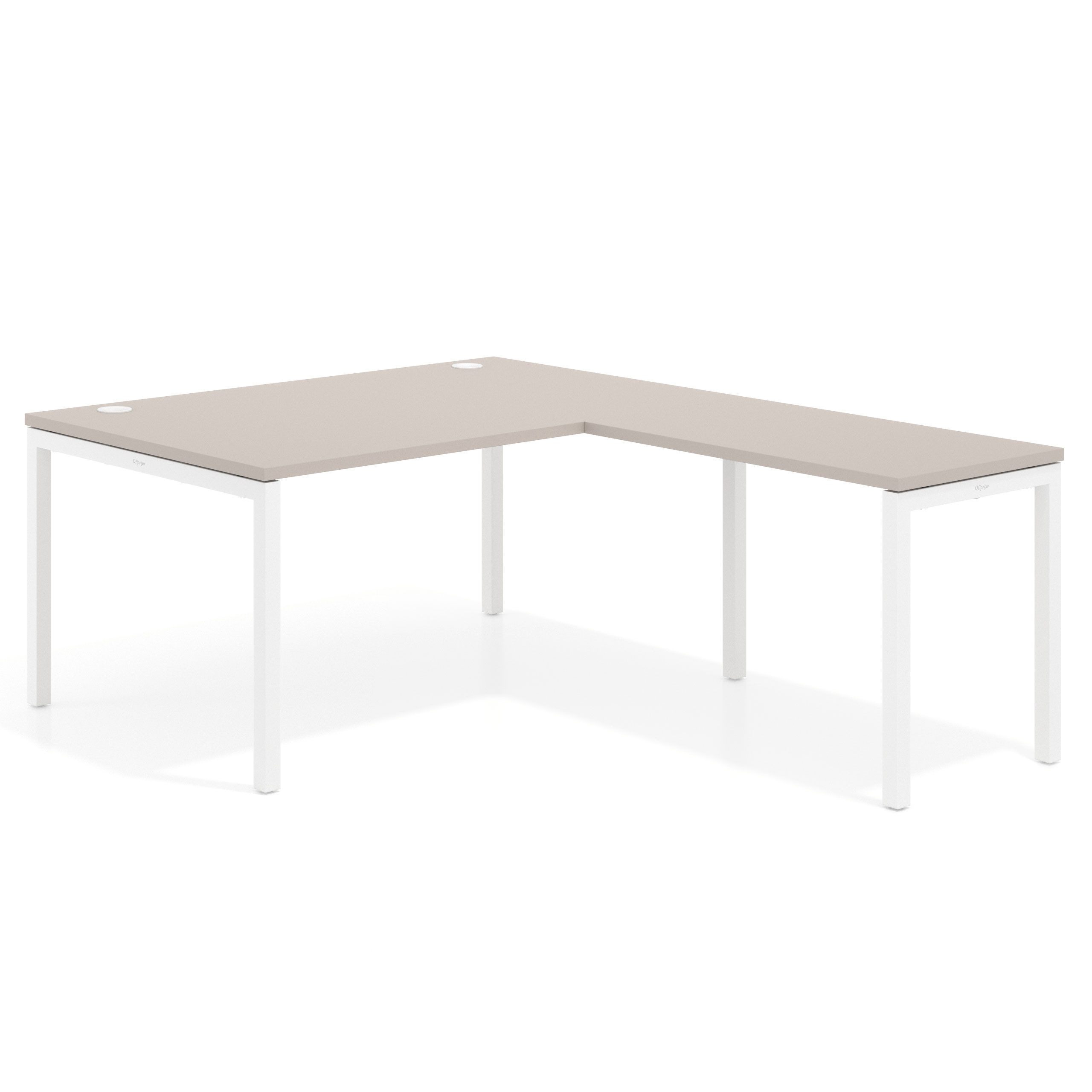 mesa en l 140x200 gris coco kube mesa fondo 100cm con ala recto 1
