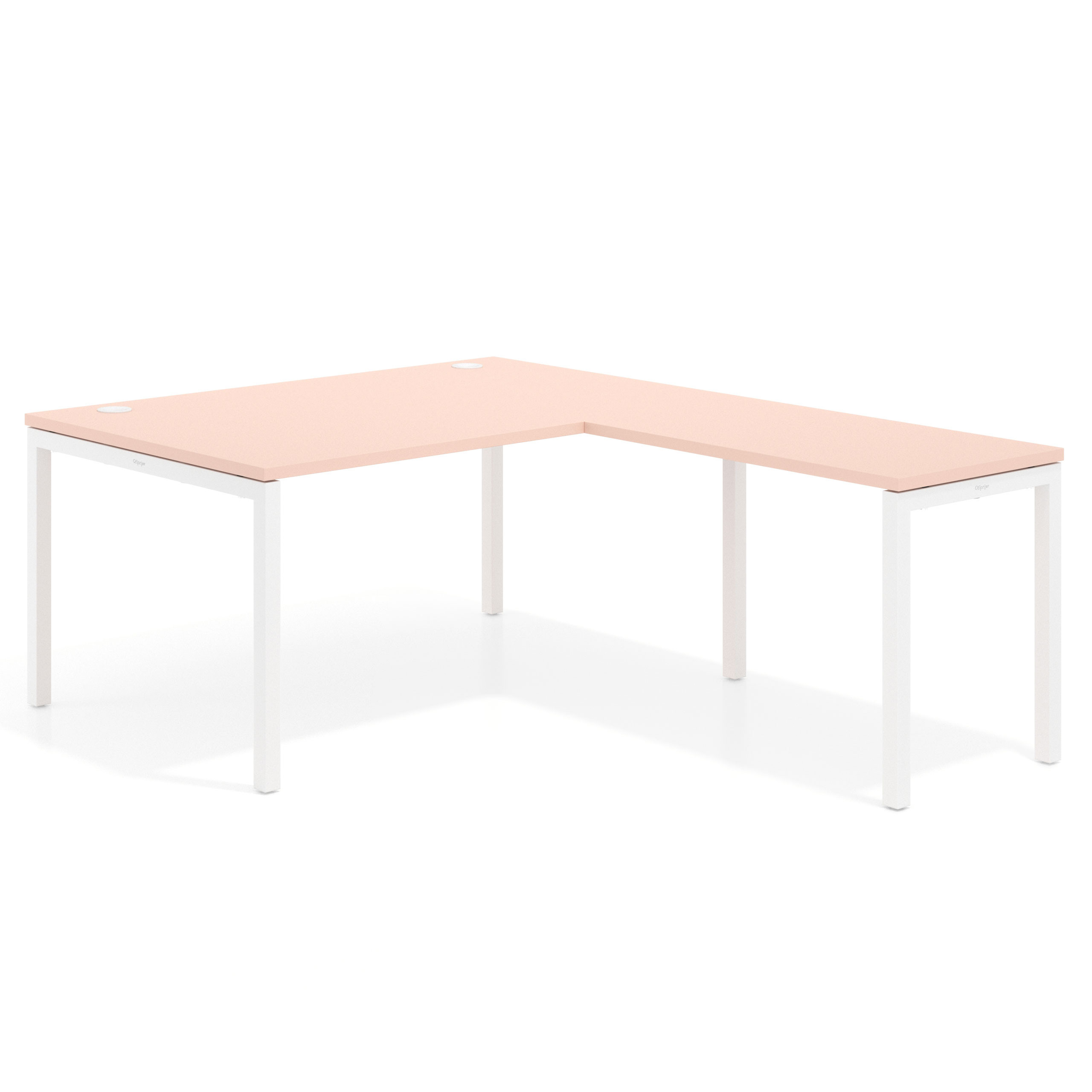 mesa en l 180x200 rosa nube kube mesa fondo 100cm con ala recto 1