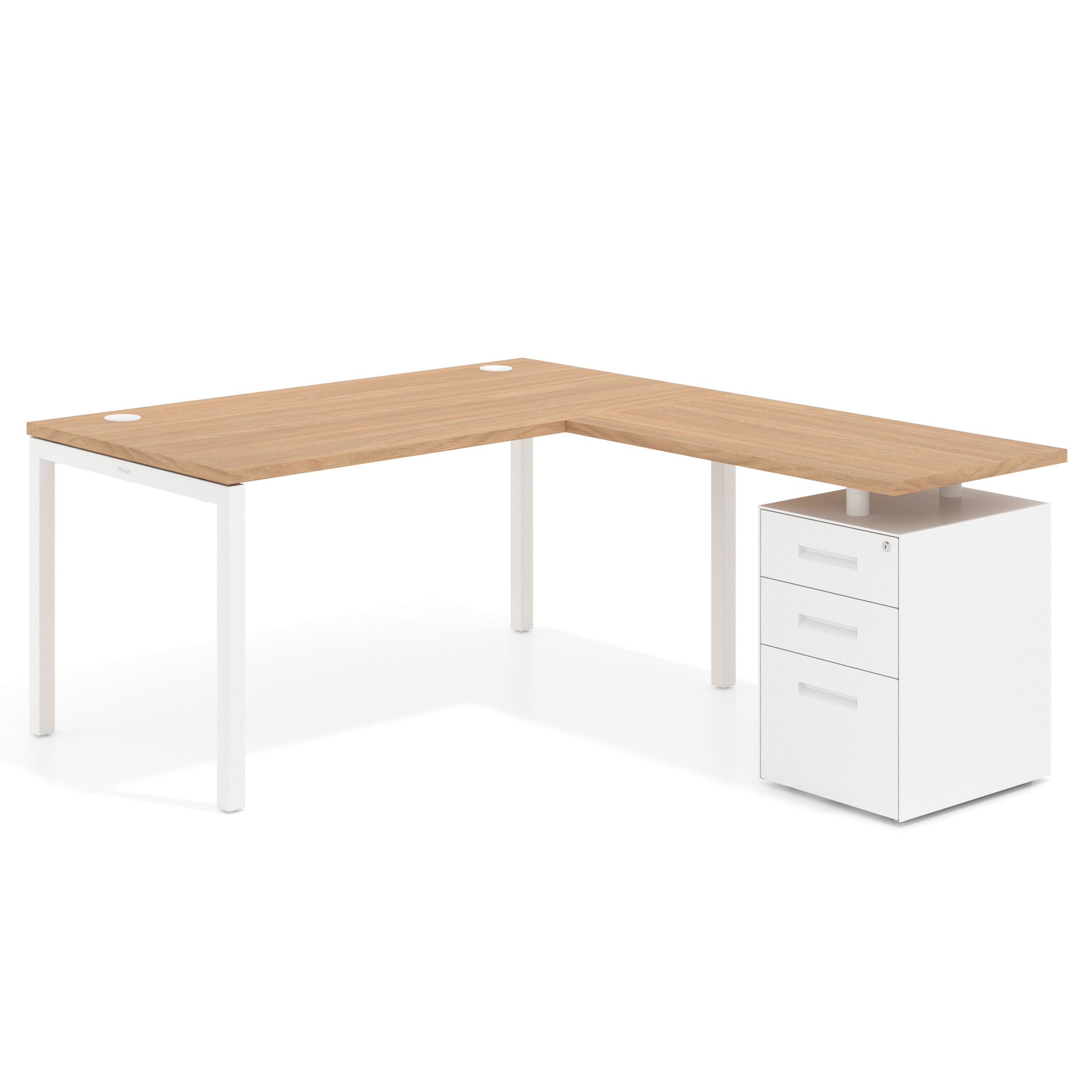mesa en l 140x180 siroco kube mesa en l fondo 80 frontales metal recto 1