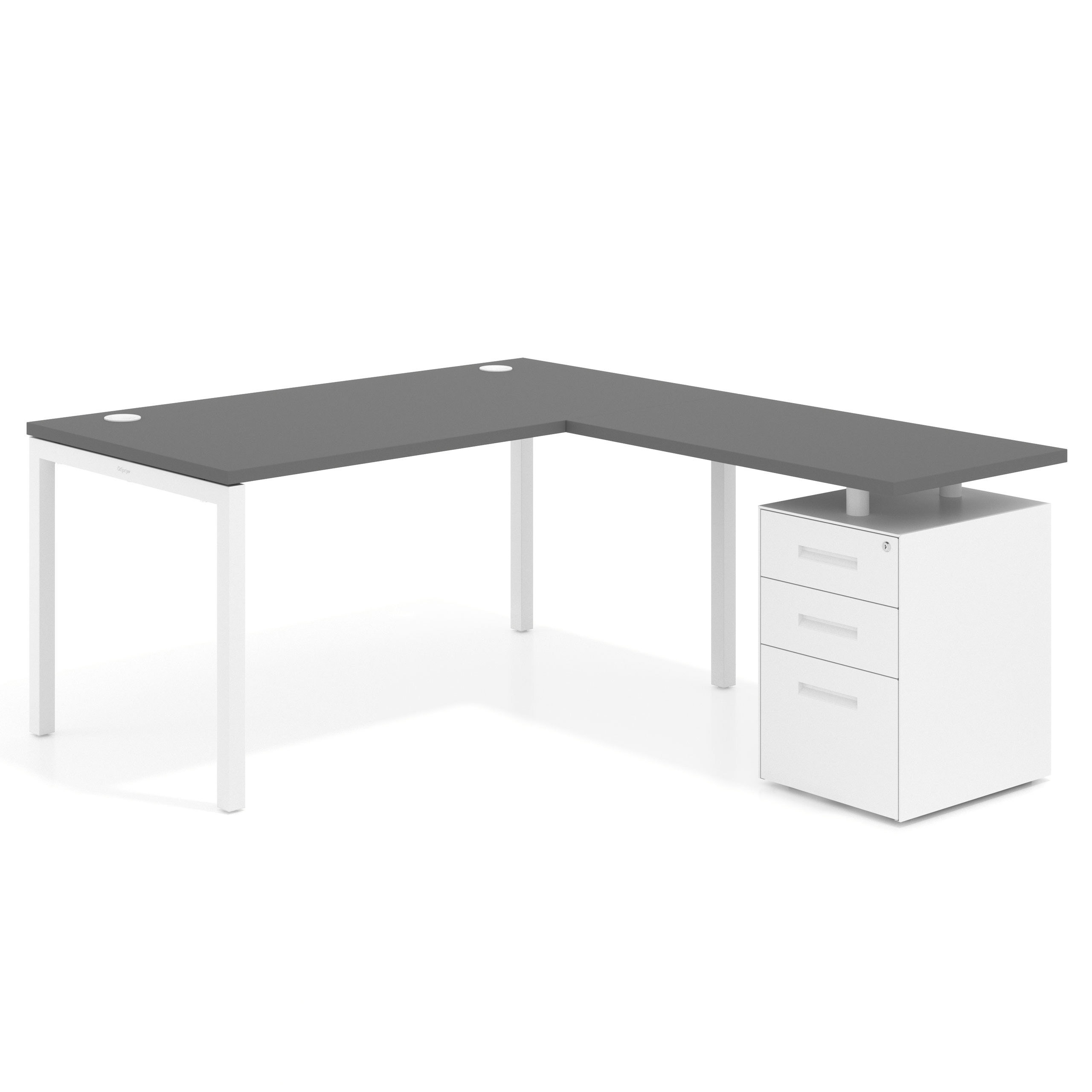mesa en l 140x180 gris tormenta kube mesa en l fondo 80 frontales metal recto 1