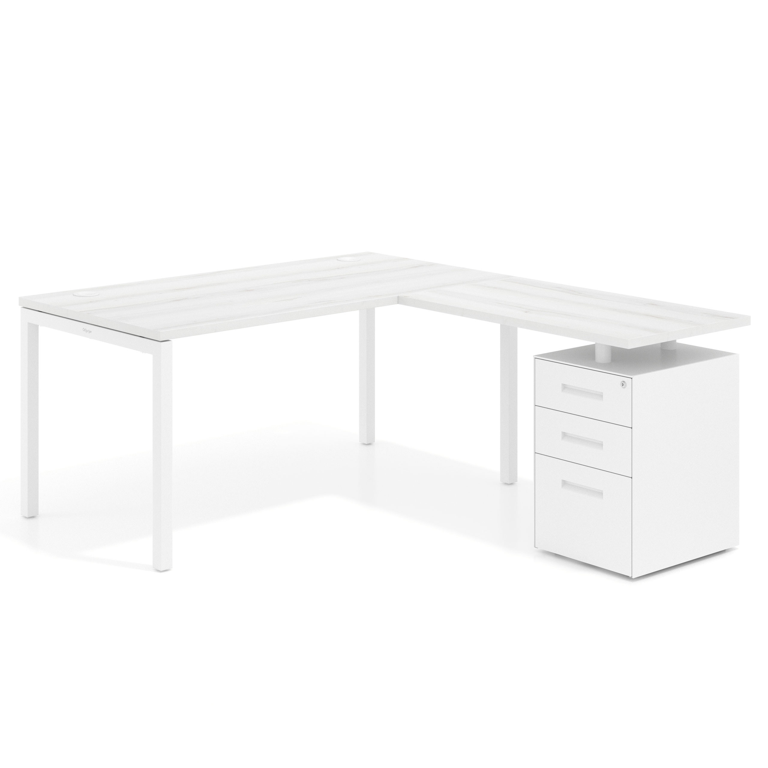 mesa en l 180x180 albo kube mesa en l fondo 80 frontales metal recto 1