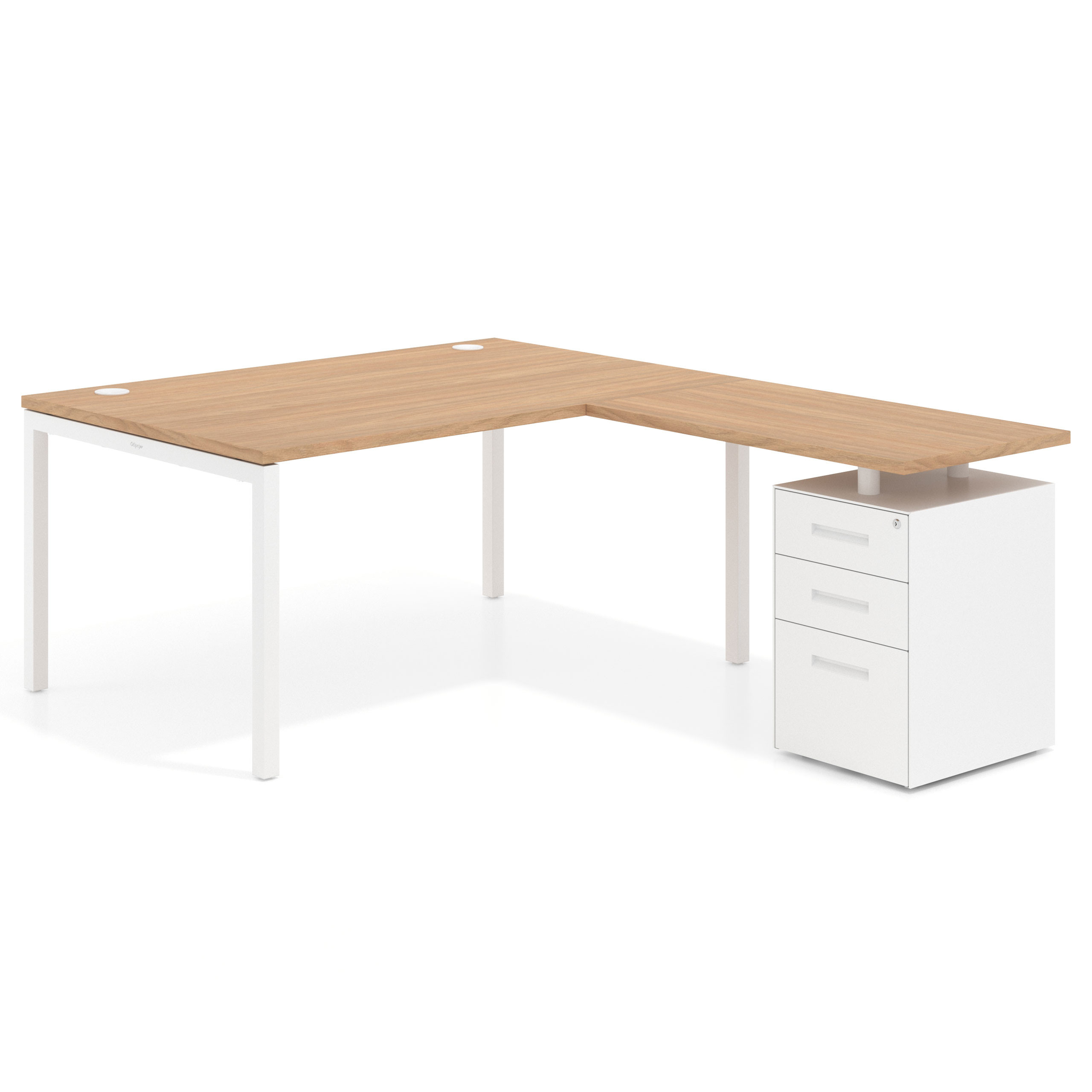 mesa en l 140x200 siroco kube mesa en l fondo 100 frontales metal recto 1