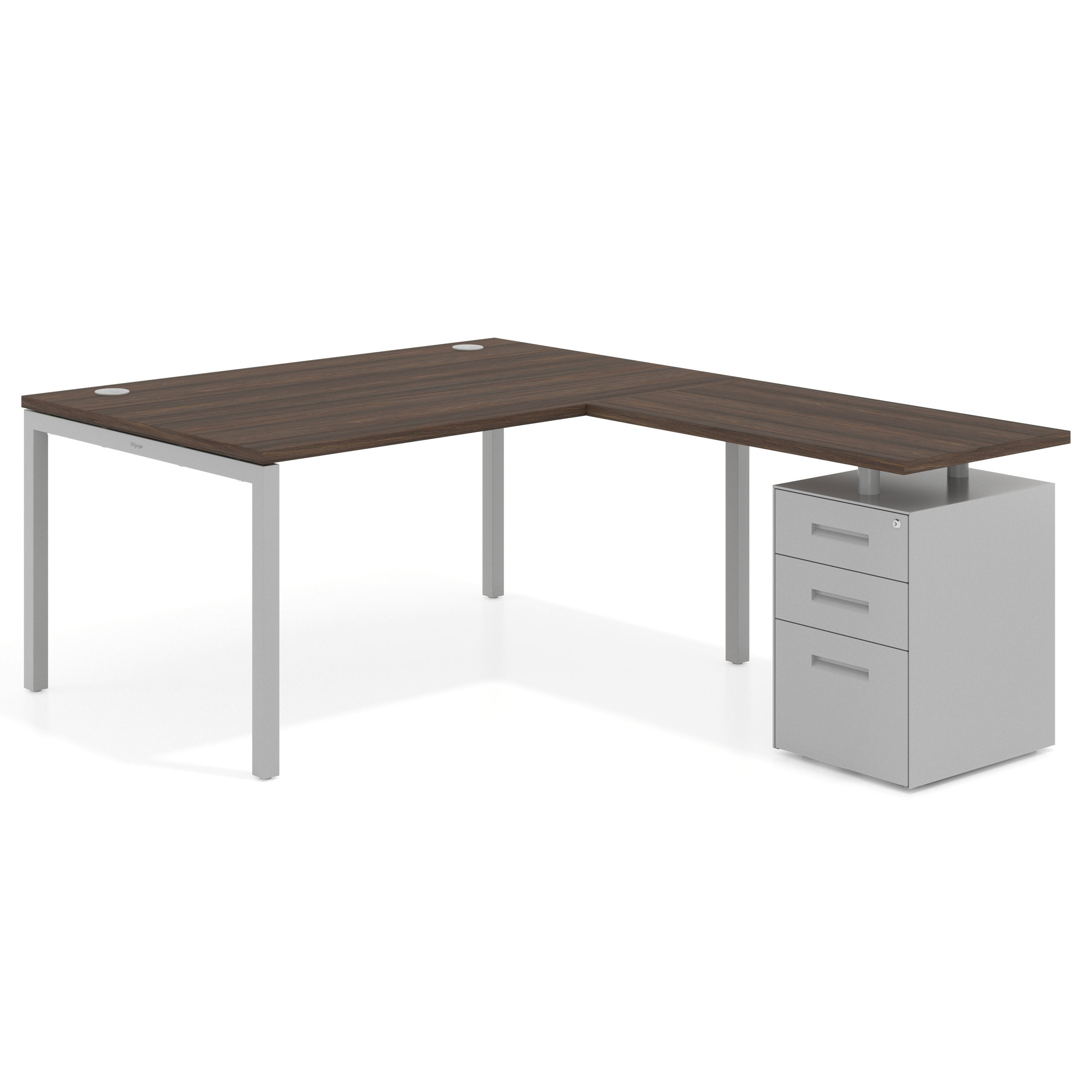 mesa en l 140x200 rayado coco kube mesa en l fondo 100 frontales metal recto 1