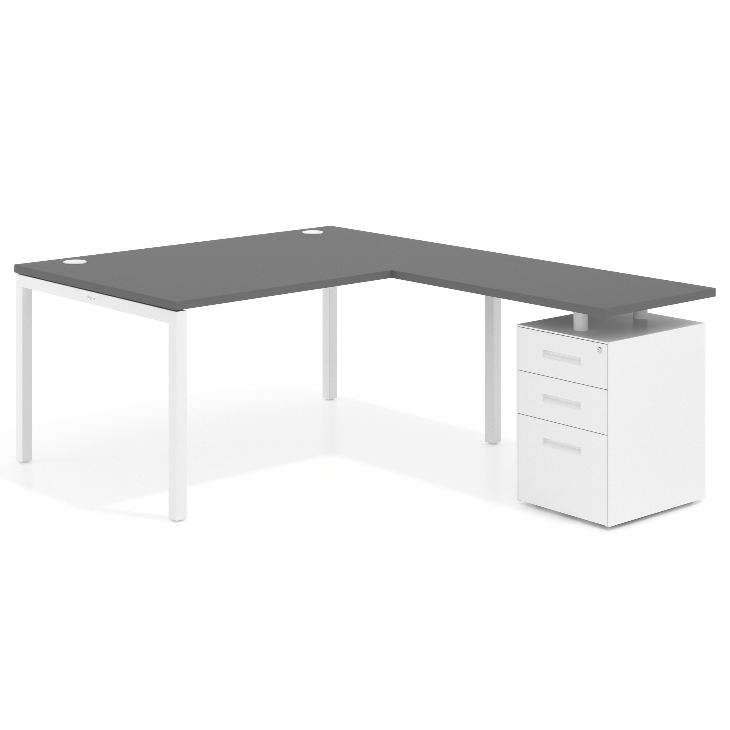 mesa en l 200x200 gris tormenta kube mesa en l fondo 100 frontales metal recto 1