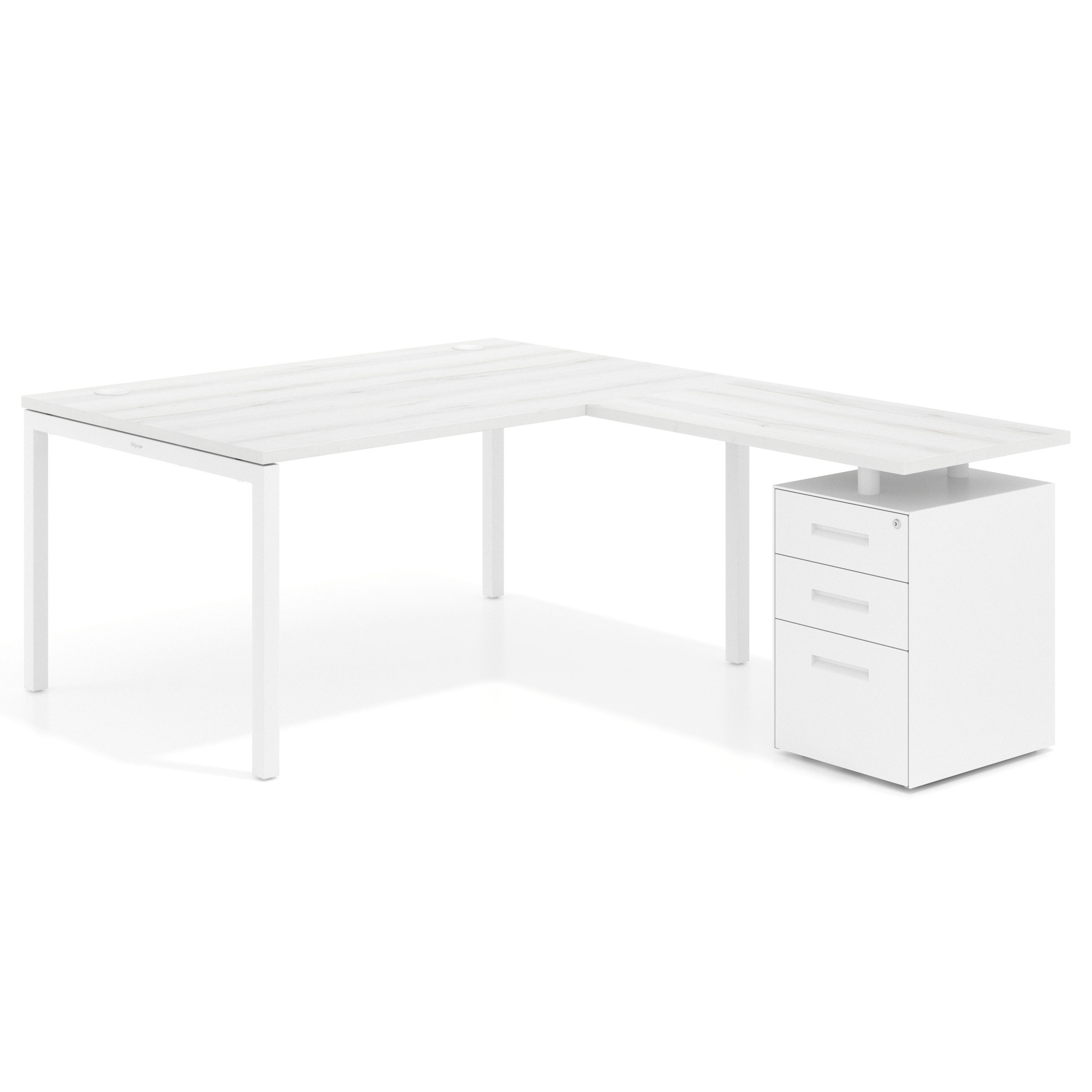mesa en l 200x200 albo kube mesa en l fondo 100 frontales metal recto 1