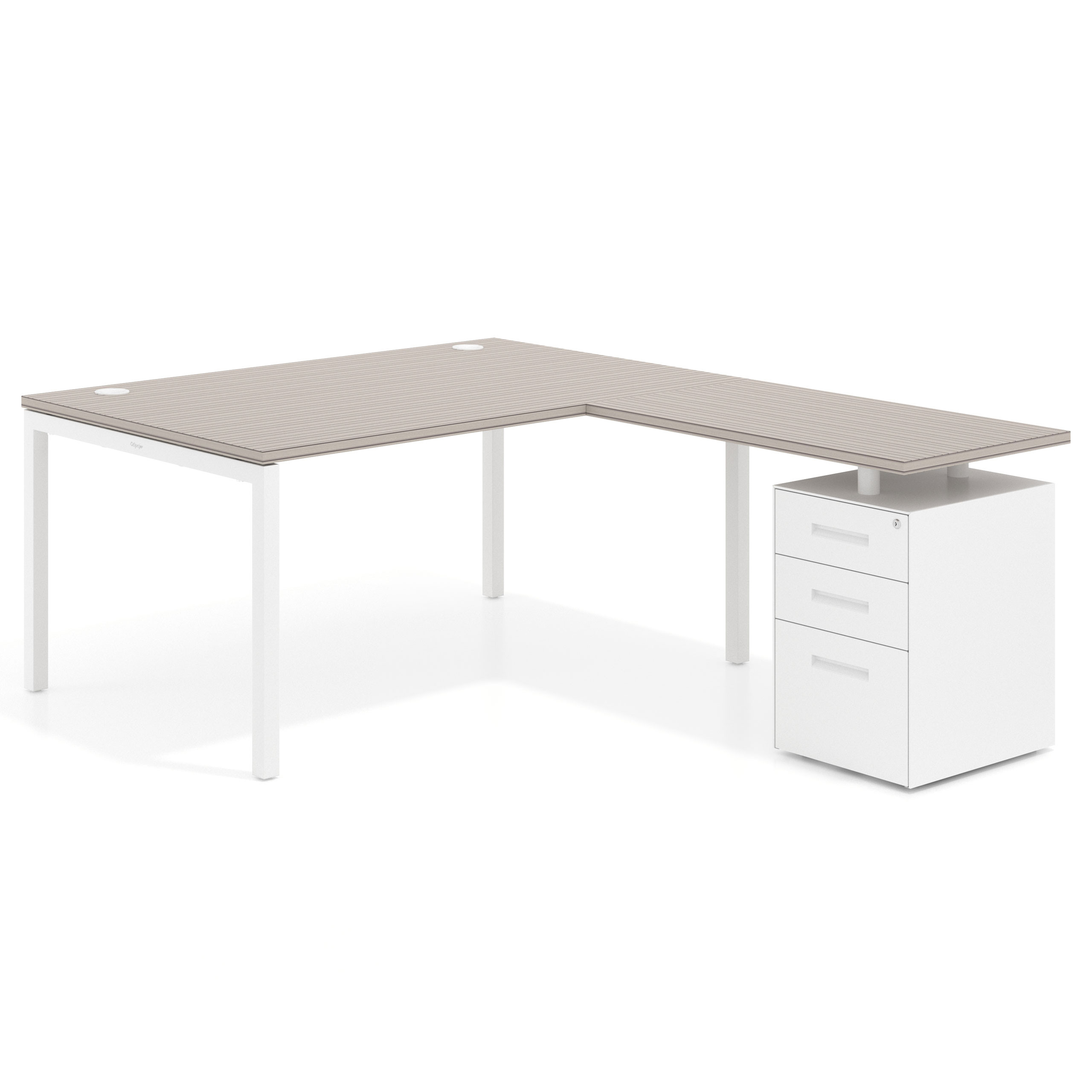 mesa en l 140x200 rayado coco kube mesa en l fondo 100 frontales metal recto 1