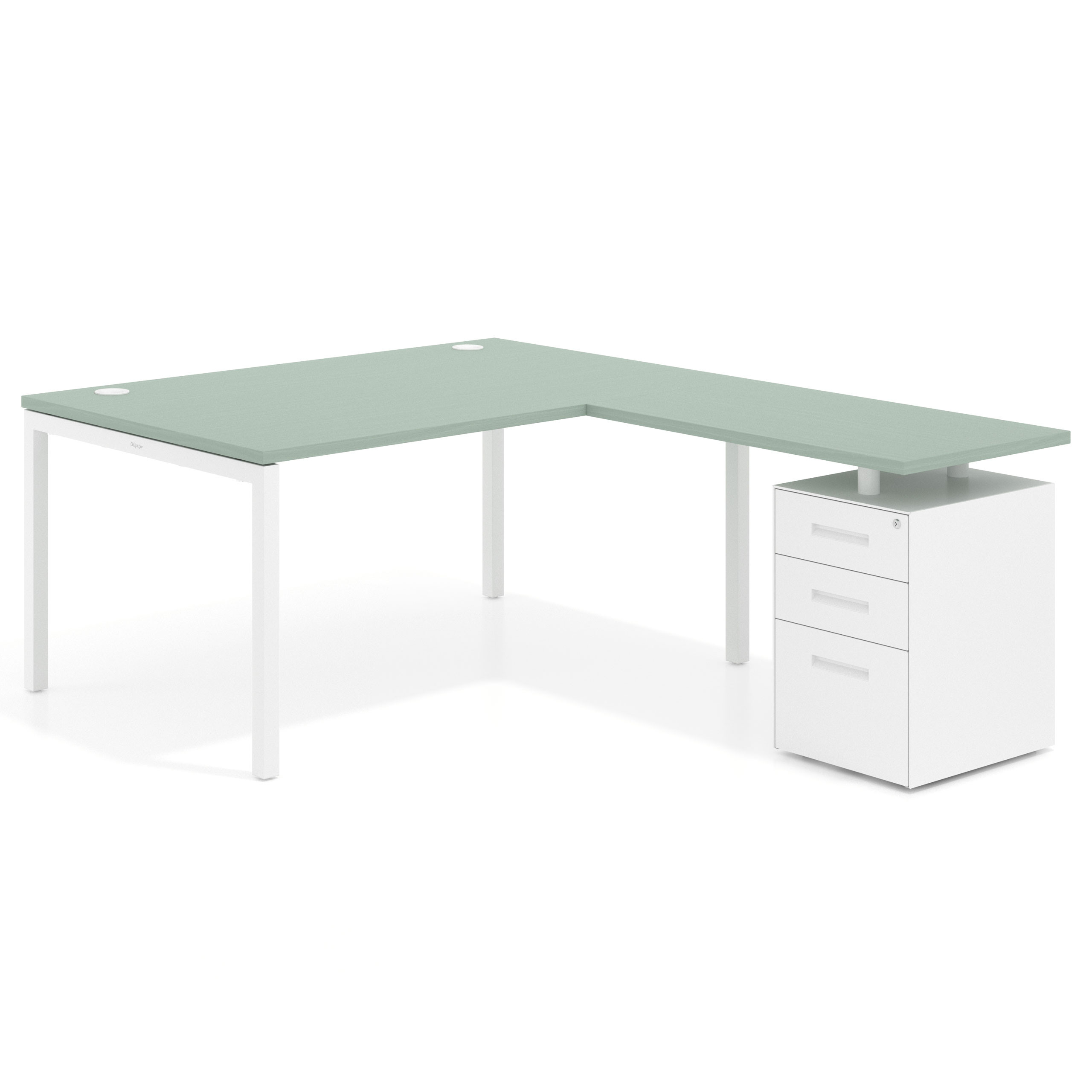 mesa en l 140x200 iris kube mesa en l fondo 100 frontales metal recto 1