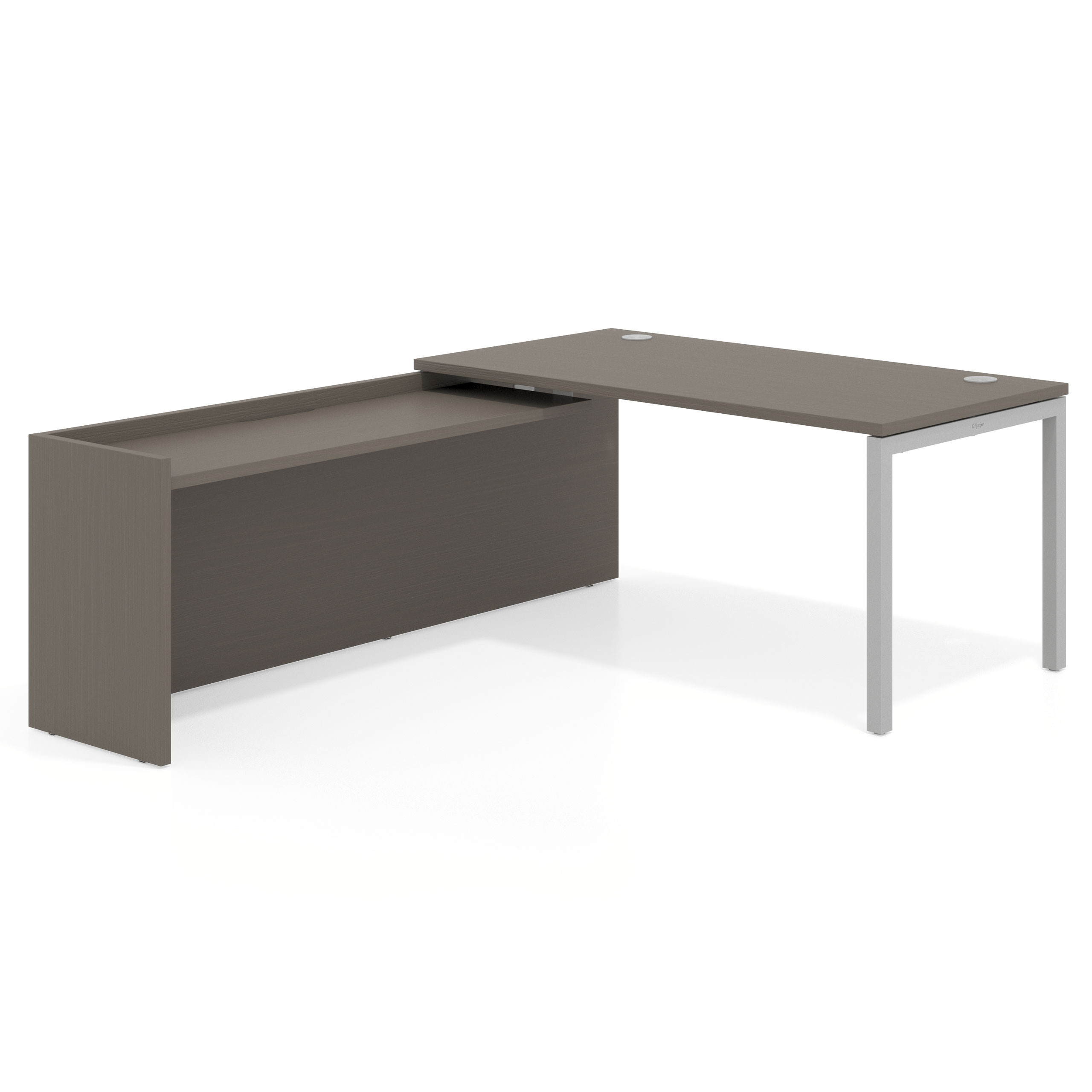 mesa en l 140x205 etna kube mesa con ala fondo 80cm recto 1