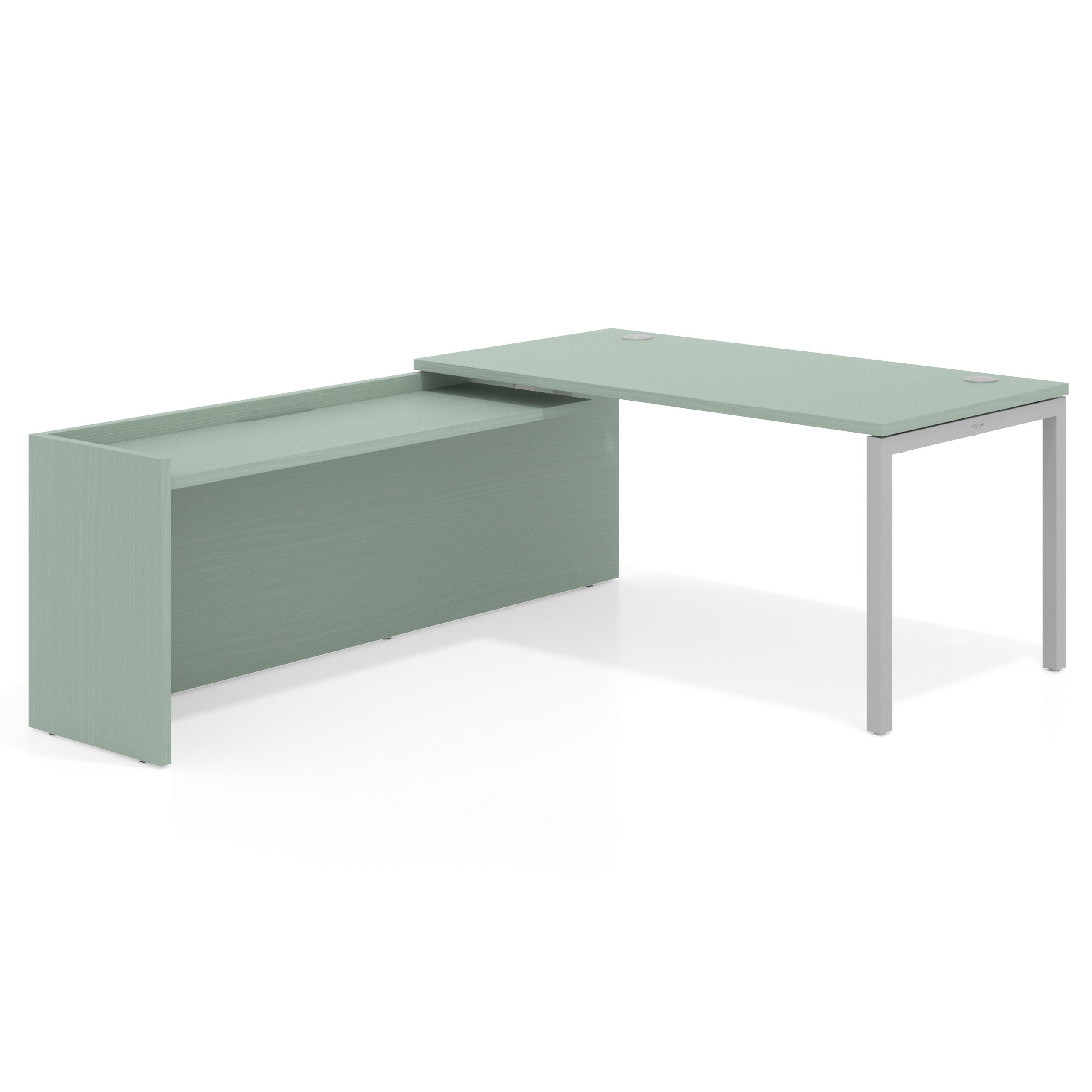 mesa en l 140x205 iris kube mesa con ala fondo 80cm recto 1