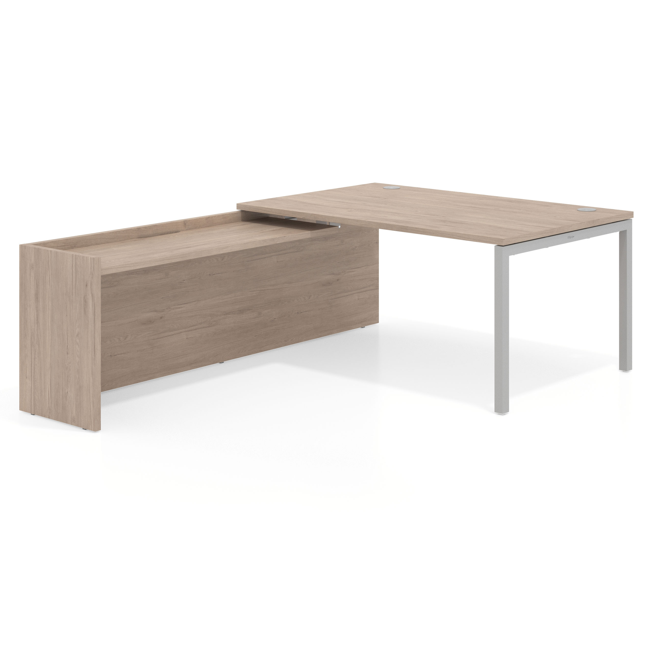 mesa en l 160x225 sahara kube mesa con ala fondo 100cm recto 1