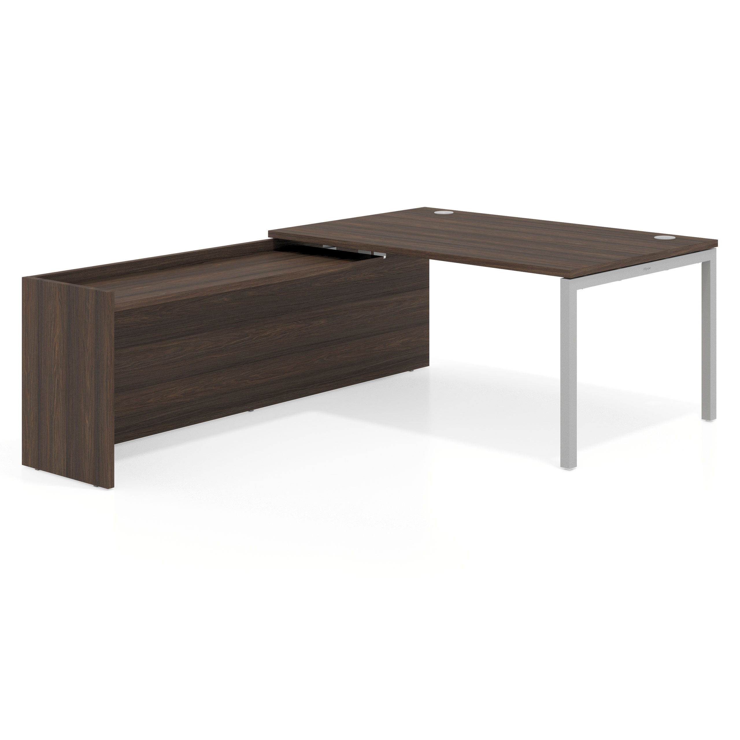 mesa en l 160x225 mistral kube mesa con ala fondo 100cm recto 1