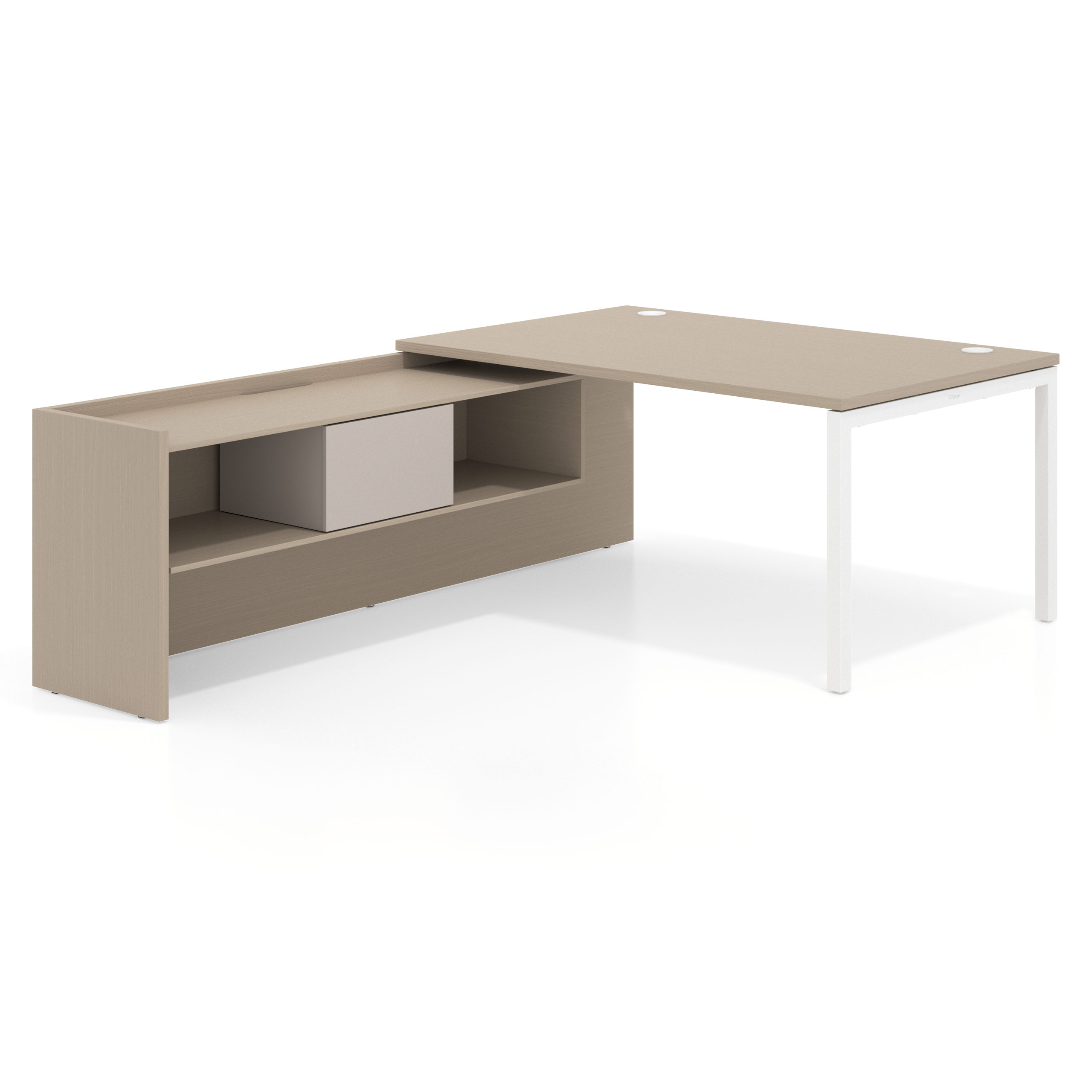 mesa en l 180x225 canvas kube mesa con ala pedestal fondo 100cm recto 1