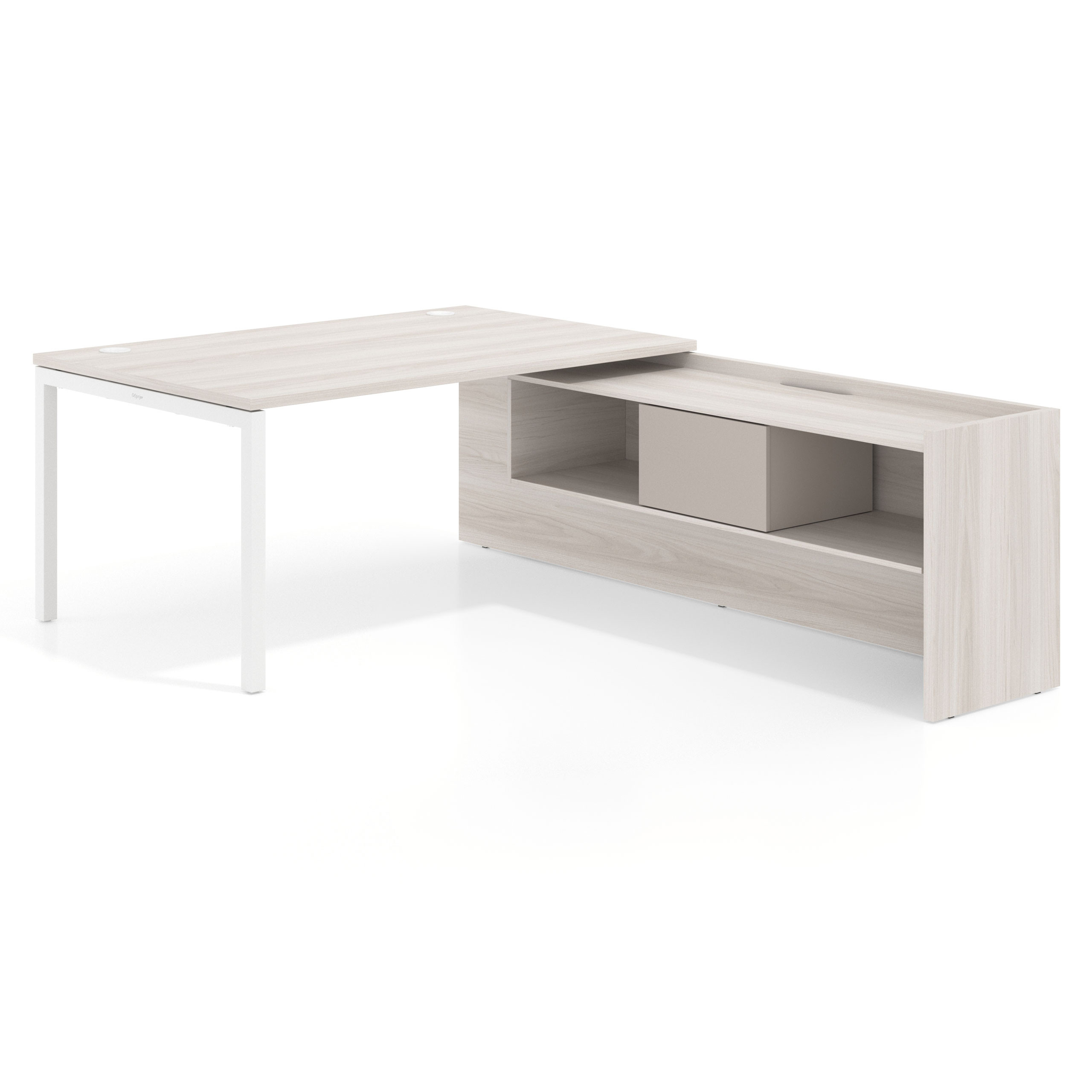 mesa en l 180x225 california kube mesa con ala pedestal fondo 100cm recto 1