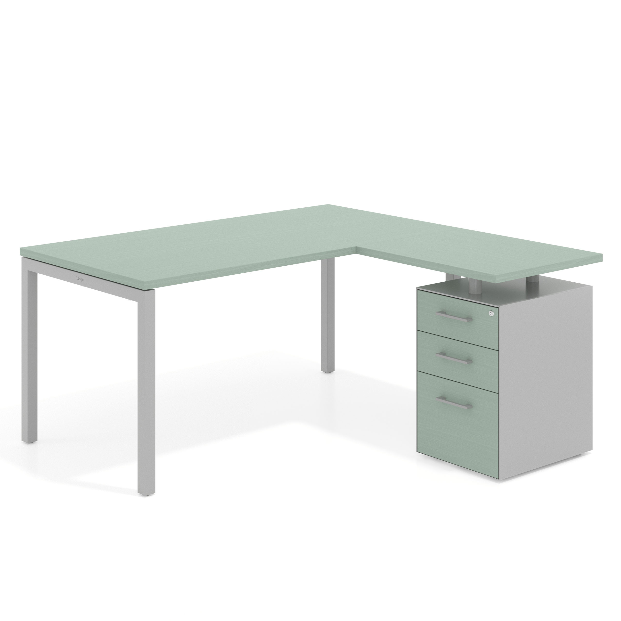 mesa en l 140x150 iris kube mesa con ala fondo 80 ala corta frontales melamina recto 1