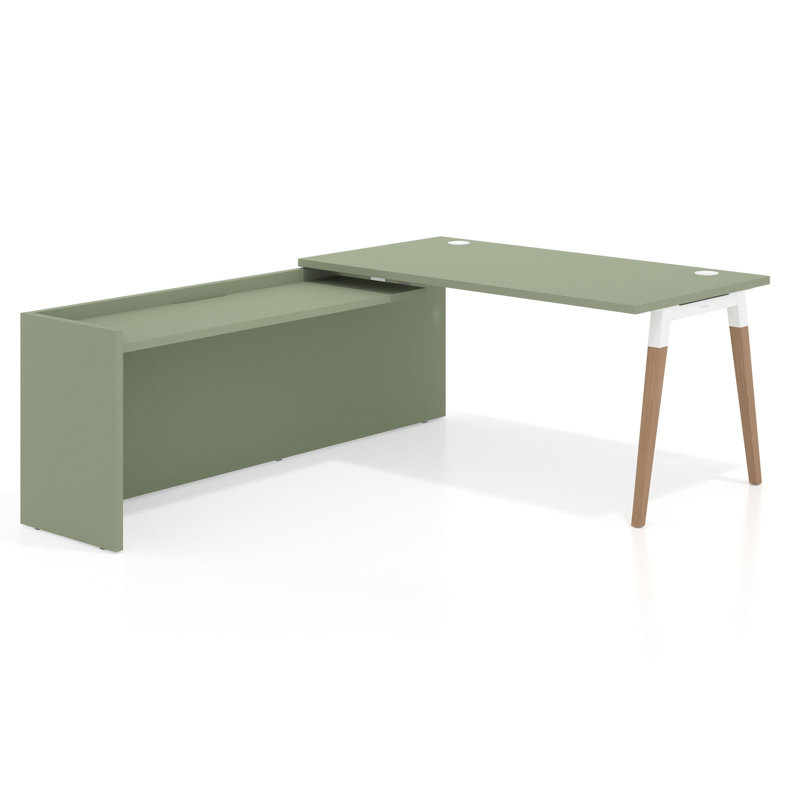 mesa en l 140x205 sauce arki mesa de oficina 80cm con ala larga work recto 1