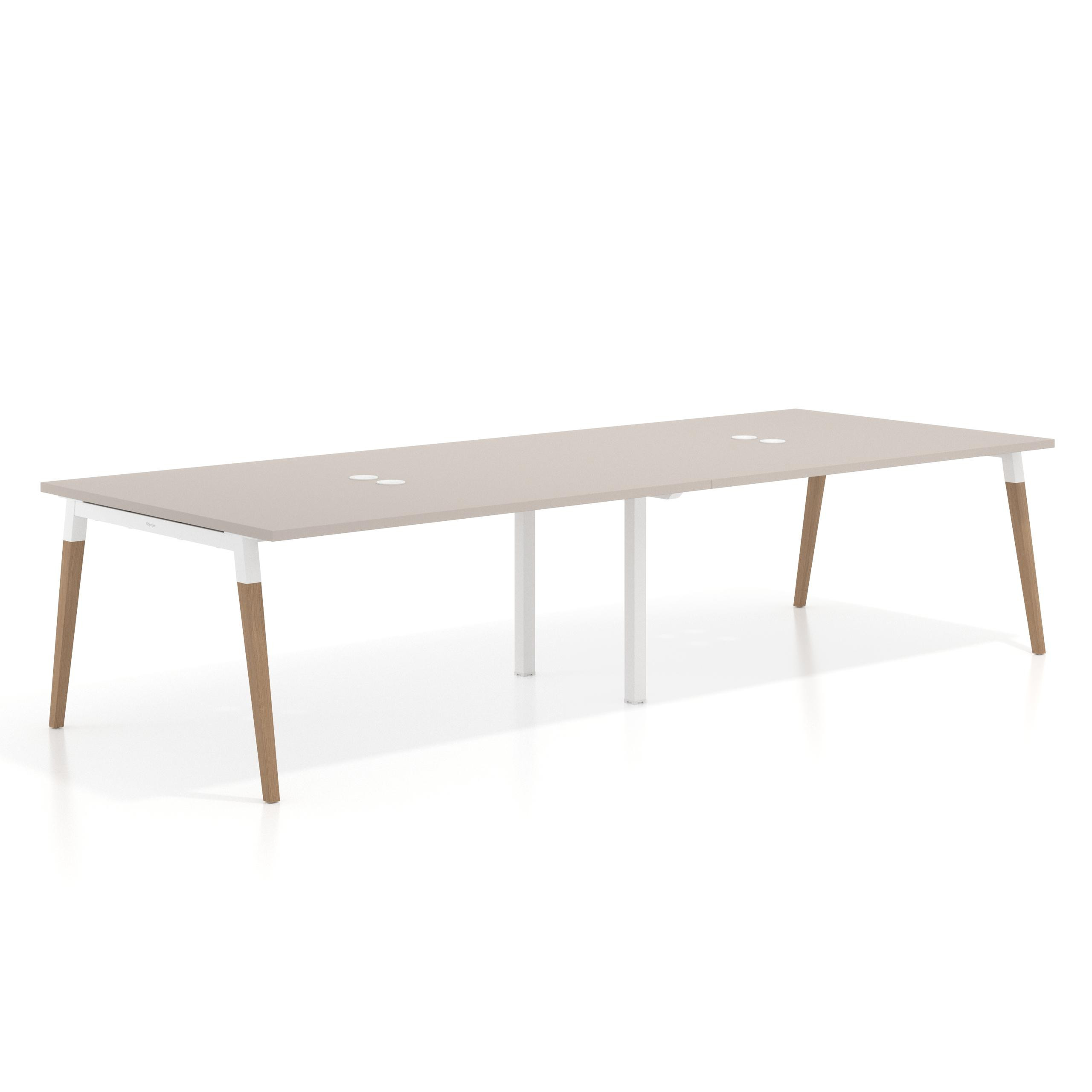 mesa reuniones 240x126 gris coco arki mesa coworking fondo 126cm recto 1