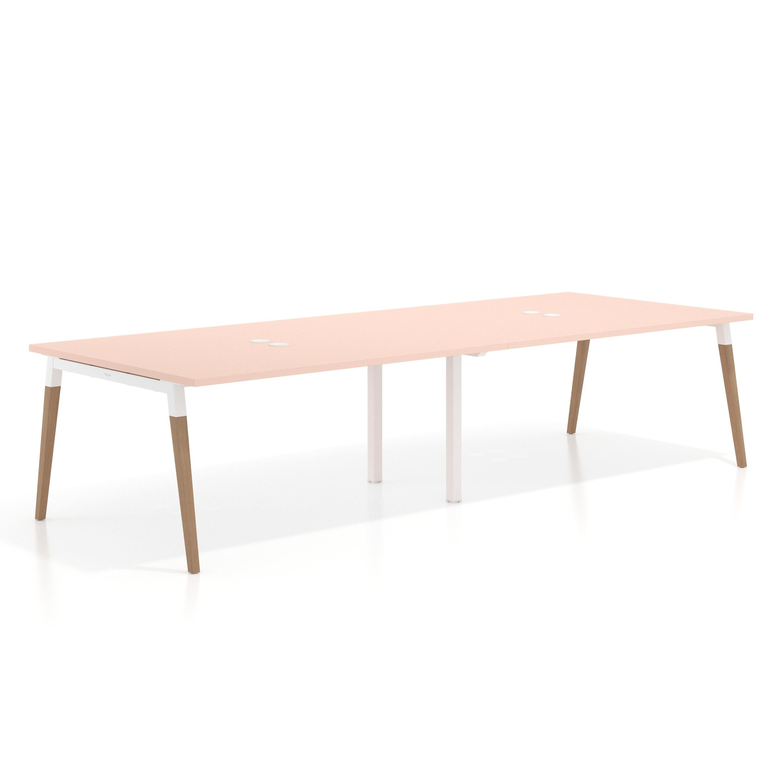 mesa reuniones 360x126 rosa nube arki mesa coworking fondo 126cm recto 1