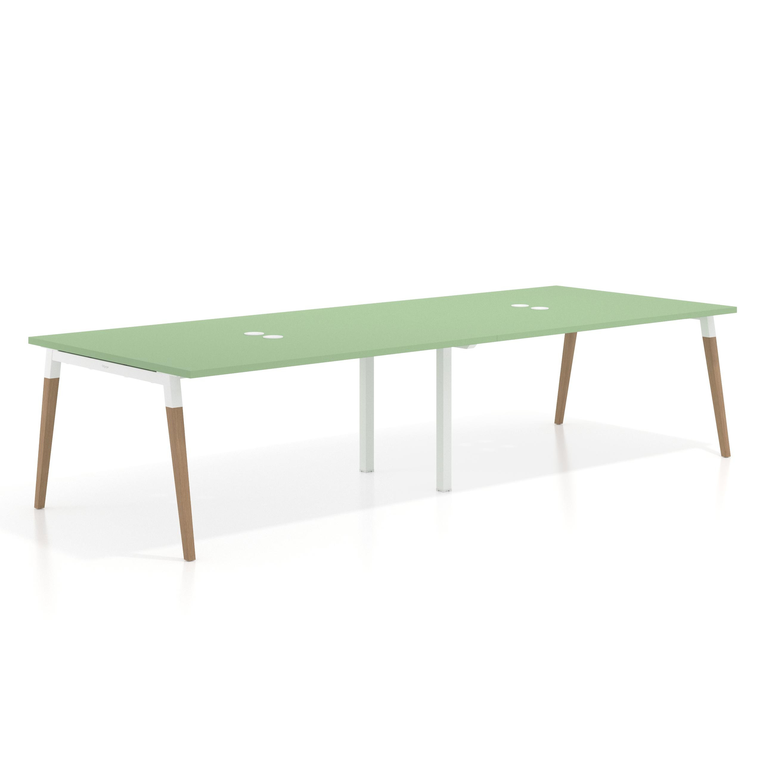 mesa reuniones 360x126 verde talco arki mesa coworking fondo 126cm recto 1