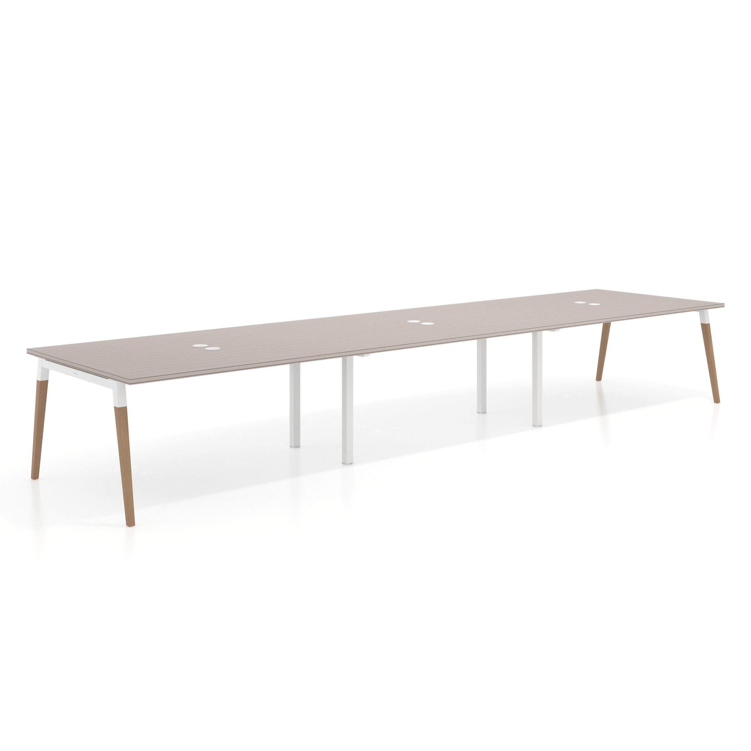 mesa reuniones 540x126 rayado coco arki mesa coworking fondo 126cm recto 1