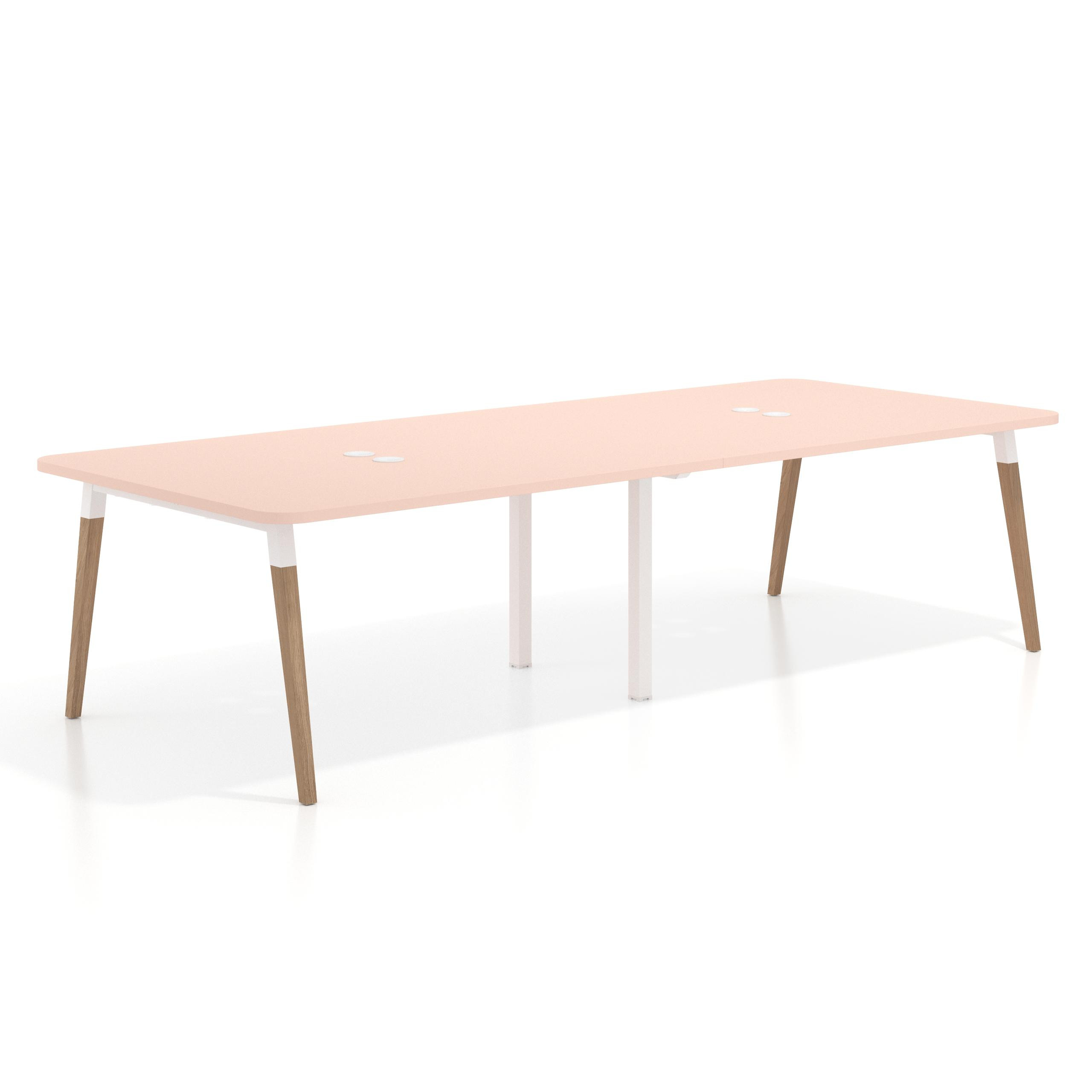 mesa reuniones 220x126 rosa nube arki mesa coworking fondo 126cm curvo 1